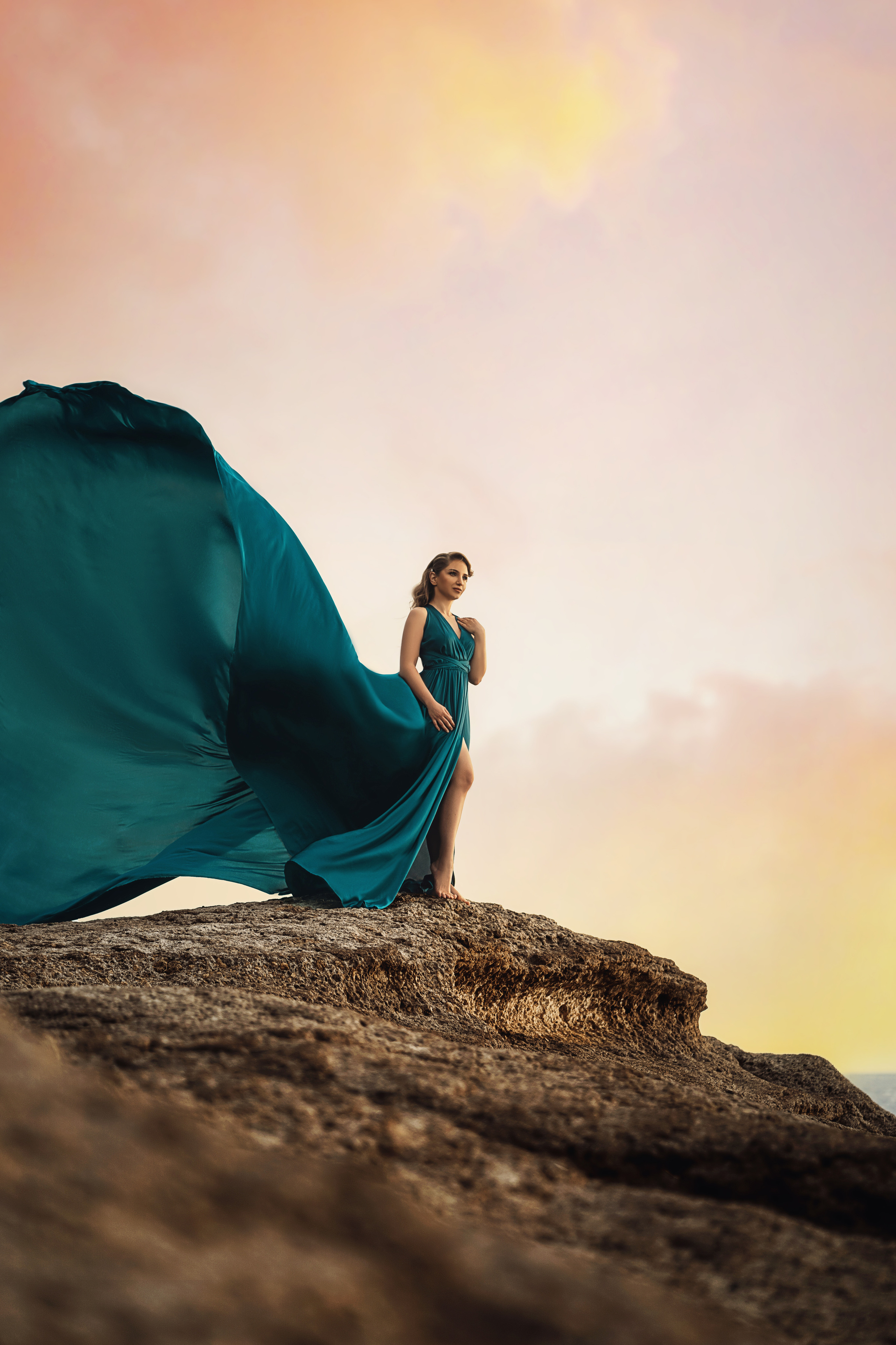 Vestido verde #4 40€. Fotografía profesional en Tenerife Tania Bonnet