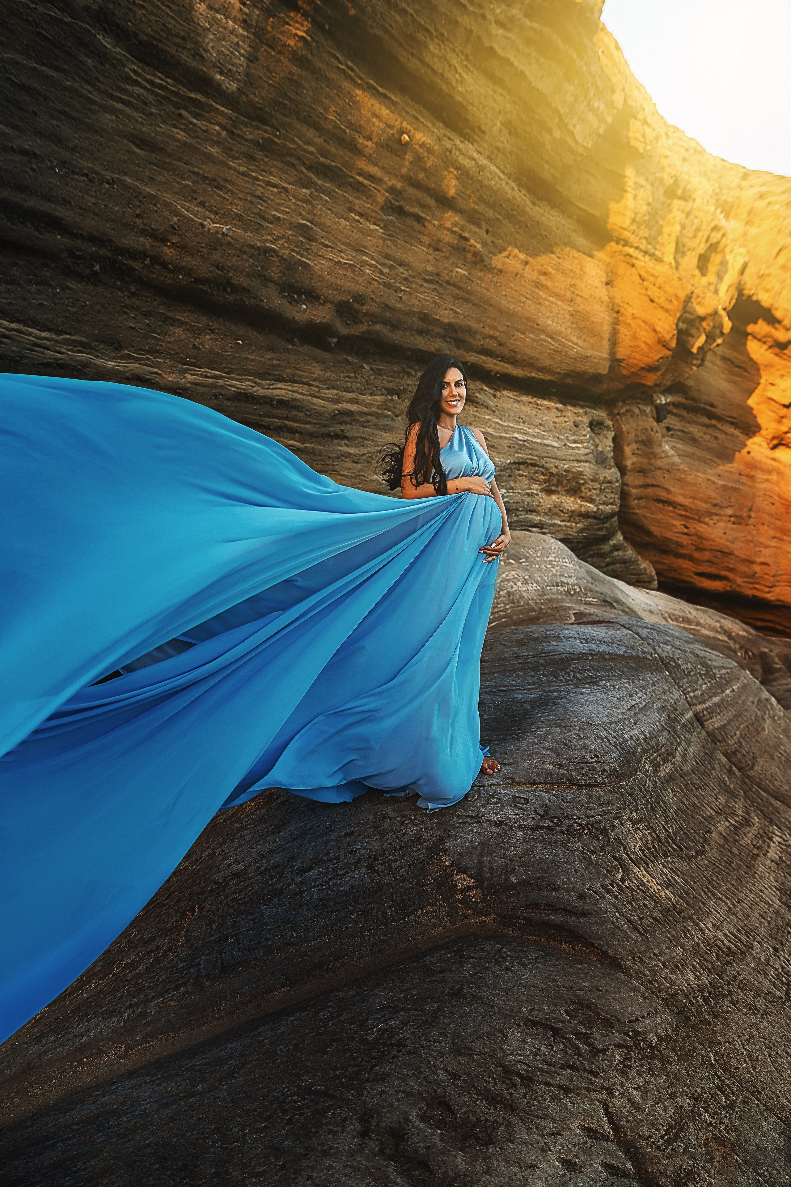 Шлейфовые (летящие) платья на Тенерифе и Канарских островах. Таня Боннет | Профессиональный фотограф на Тенерифе — Летящие платья