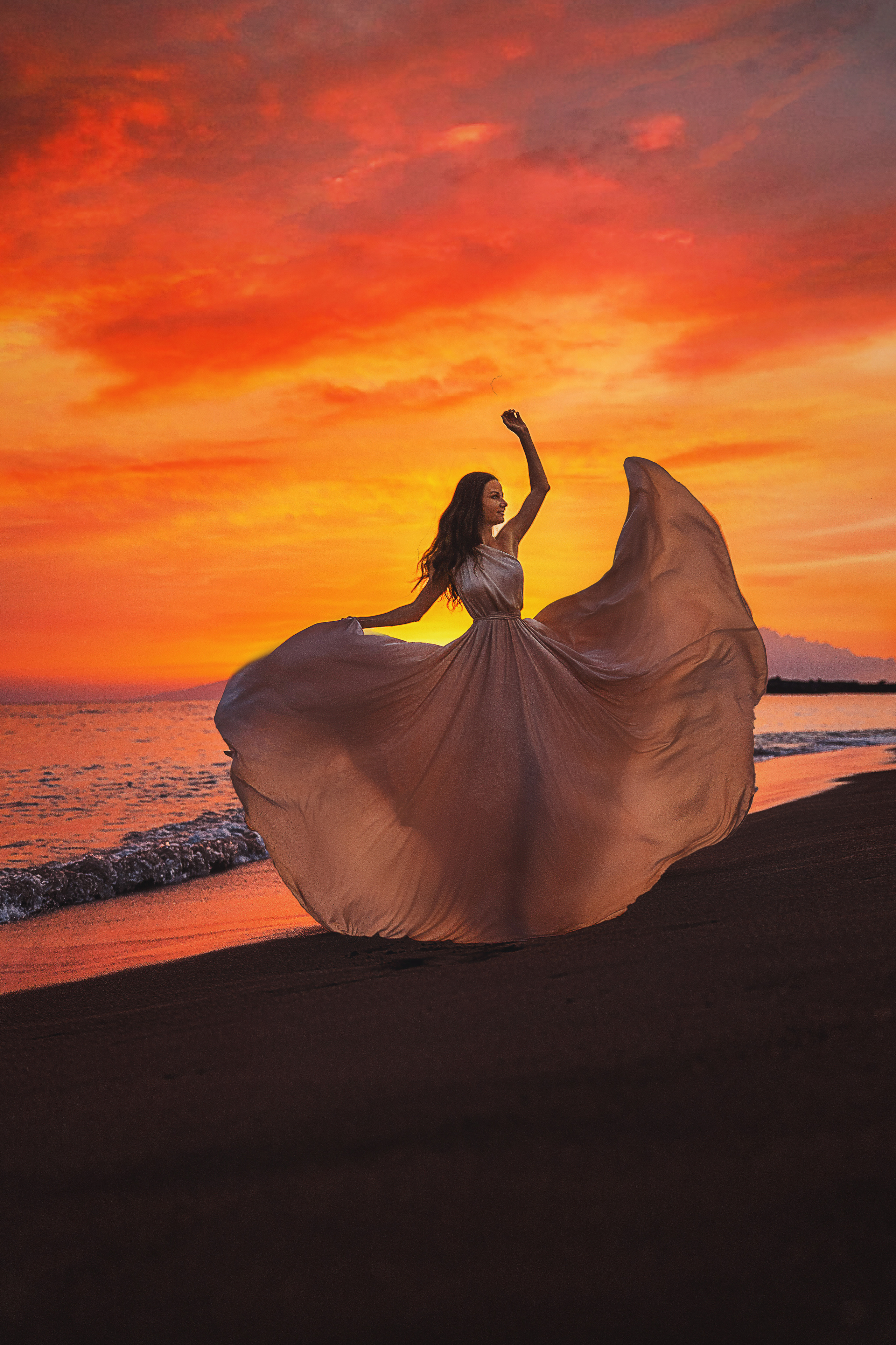 Платье беж #12 40€. Профессиональный фотограф на Тенерифе