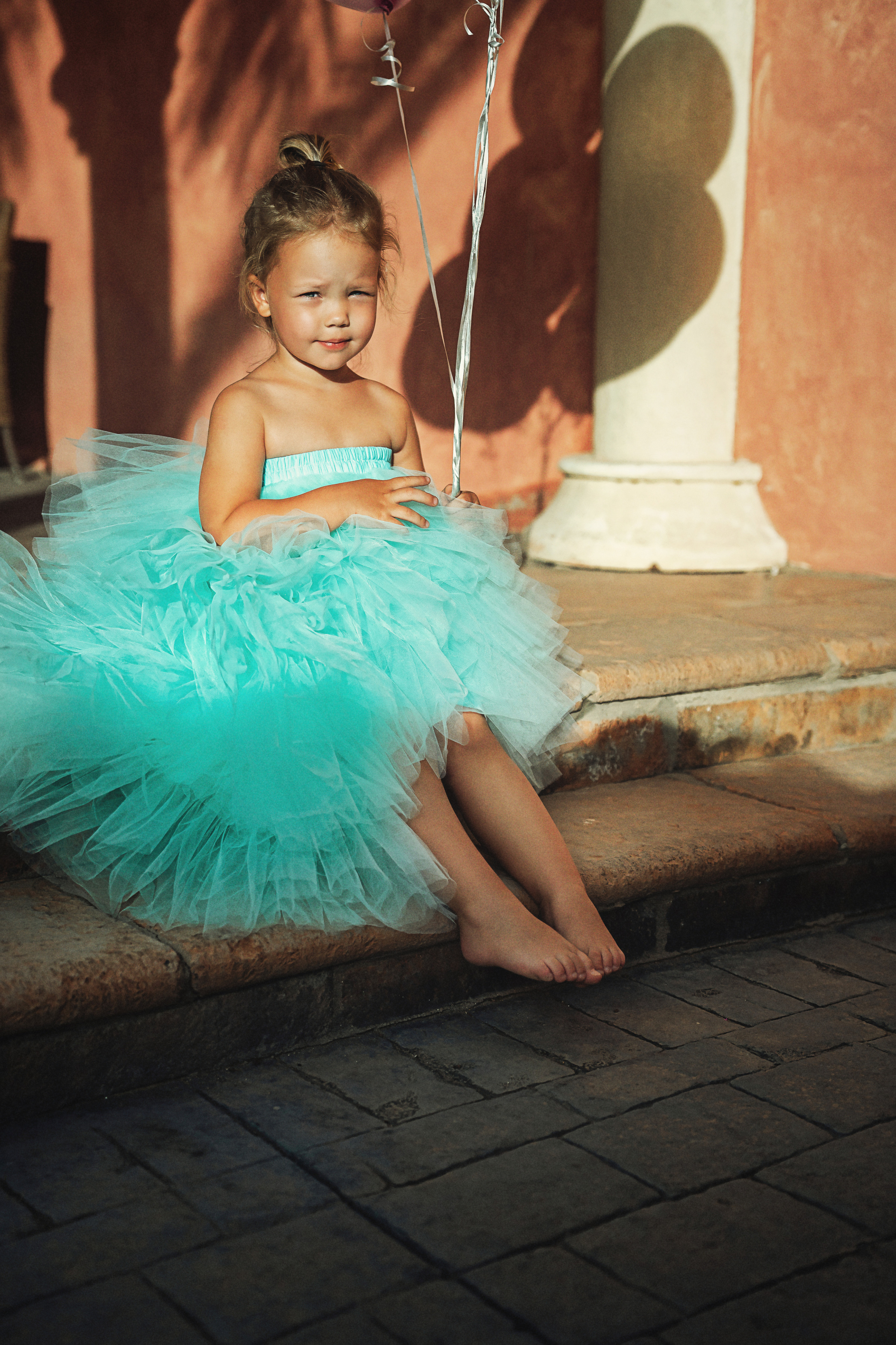 Mint tulle dress #2 20+10€. Professional photography in Tenerife Tania Bonnet