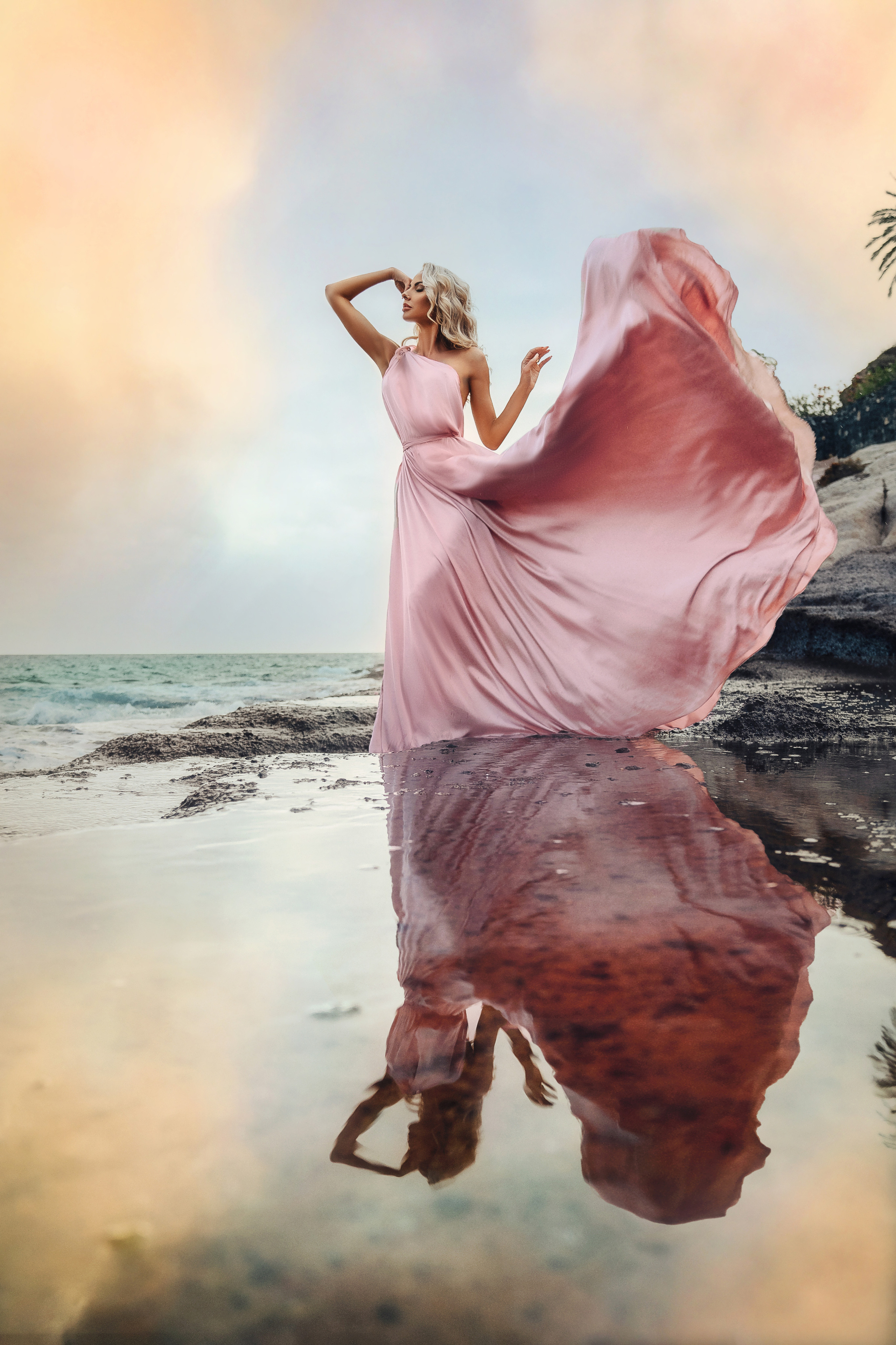 Платье беж #12 40€. Профессиональный фотограф на Тенерифе