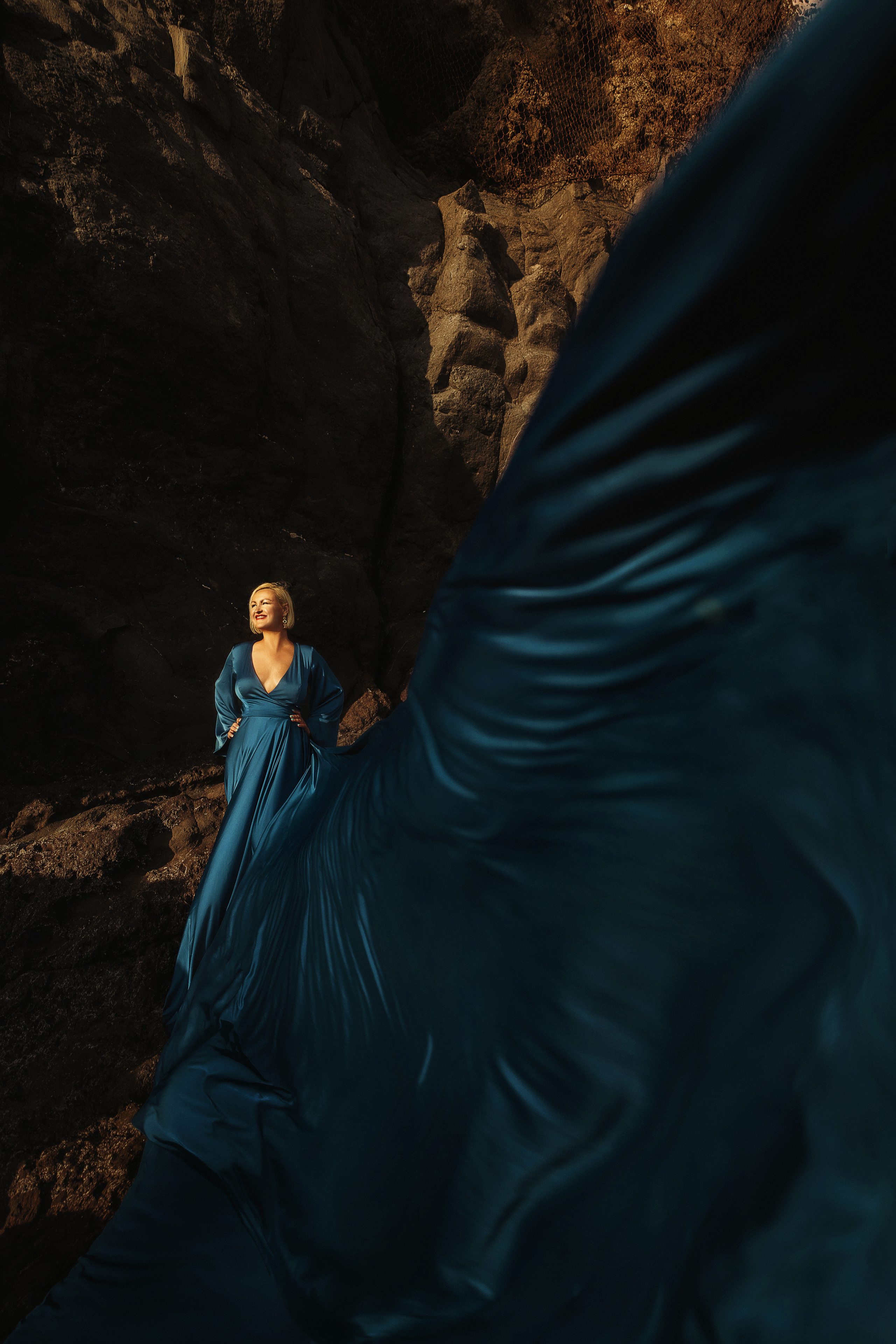 Платье синее #8 40€. Профессиональный фотограф на Тенерифе