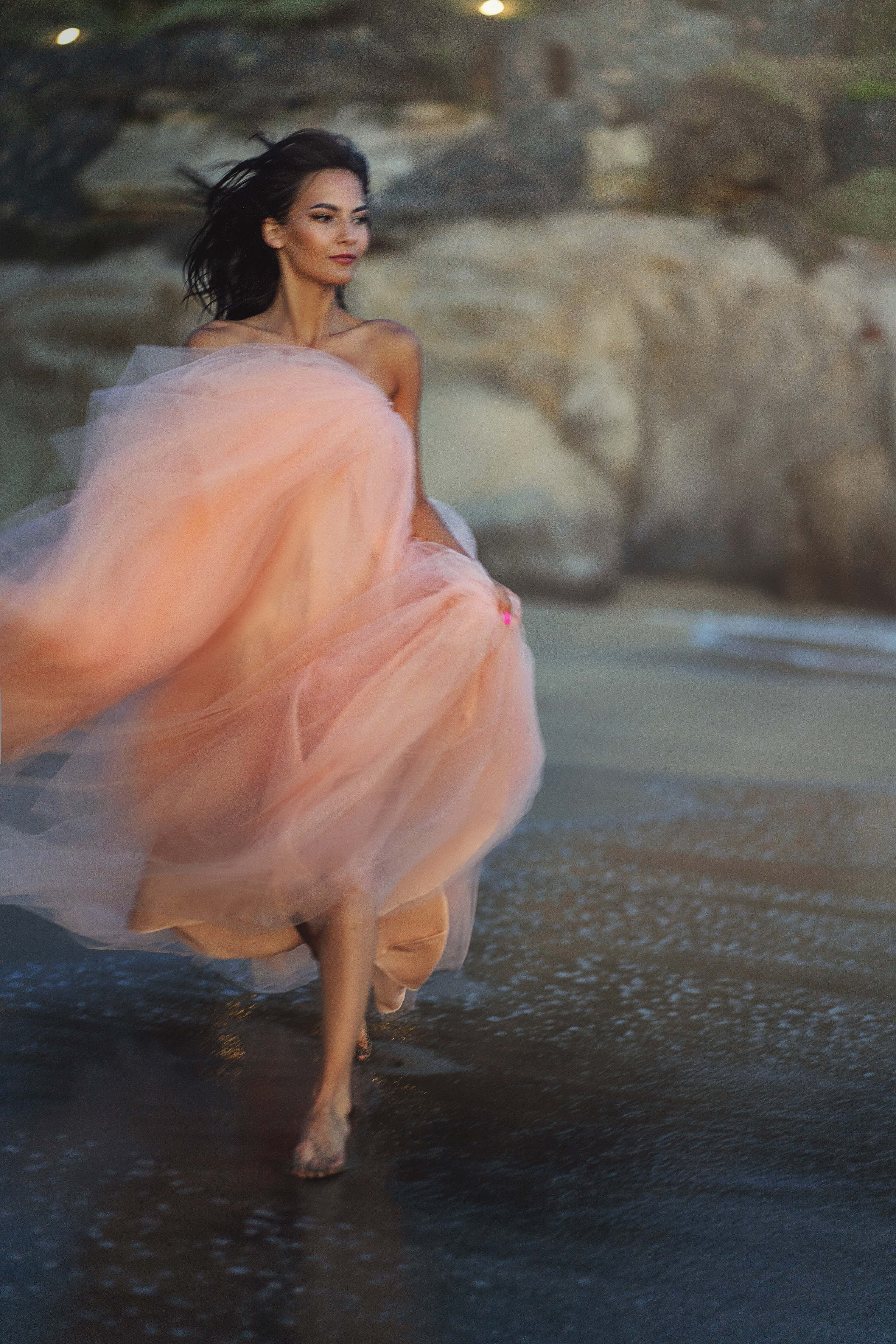 Платье персик #3 20+10€. Профессиональный фотограф на Тенерифе