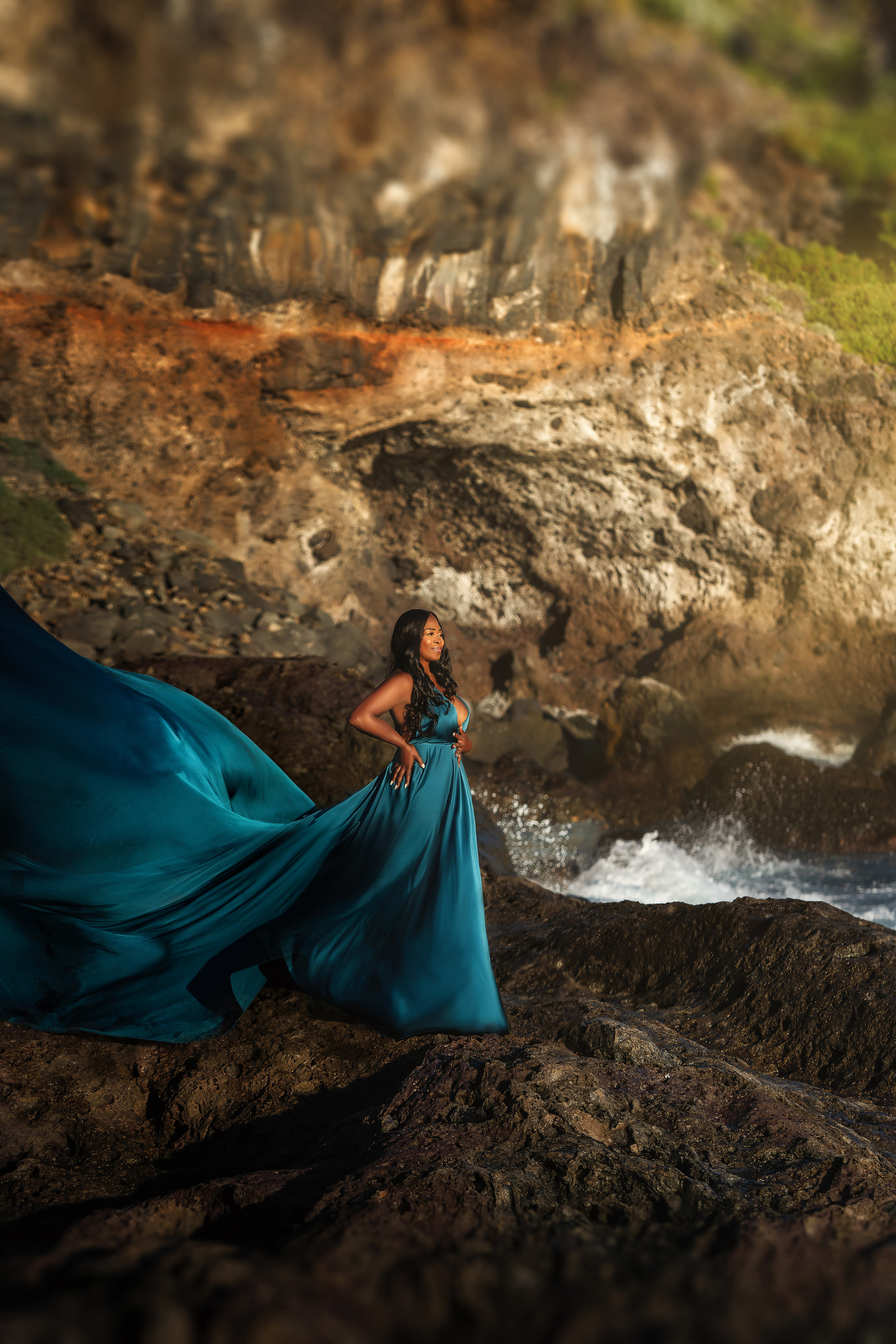 Шлейфовые (летящие) платья на Тенерифе и Канарских островах. Таня Боннет | Профессиональный фотограф на Тенерифе — Летящие платья