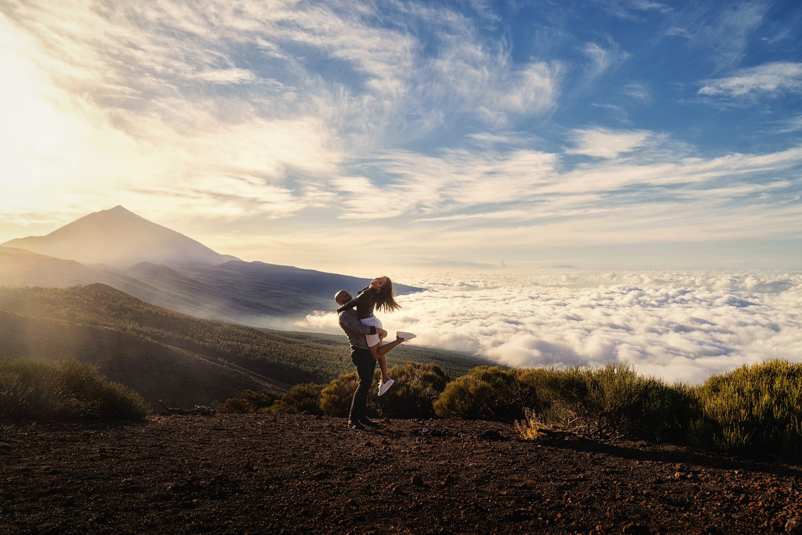 Топ локаций для фотосессии на Тенерифе. Таня Боннет | Профессиональный фотограф на Тенерифе — Летящие платья