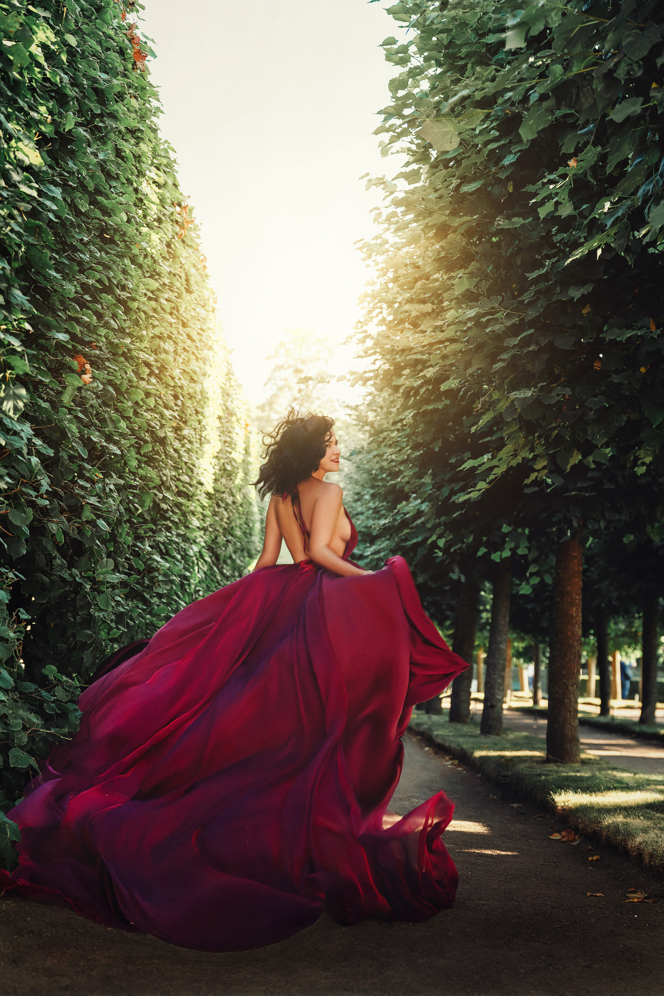 Платье бордо #5 40€. Профессиональный фотограф на Тенерифе