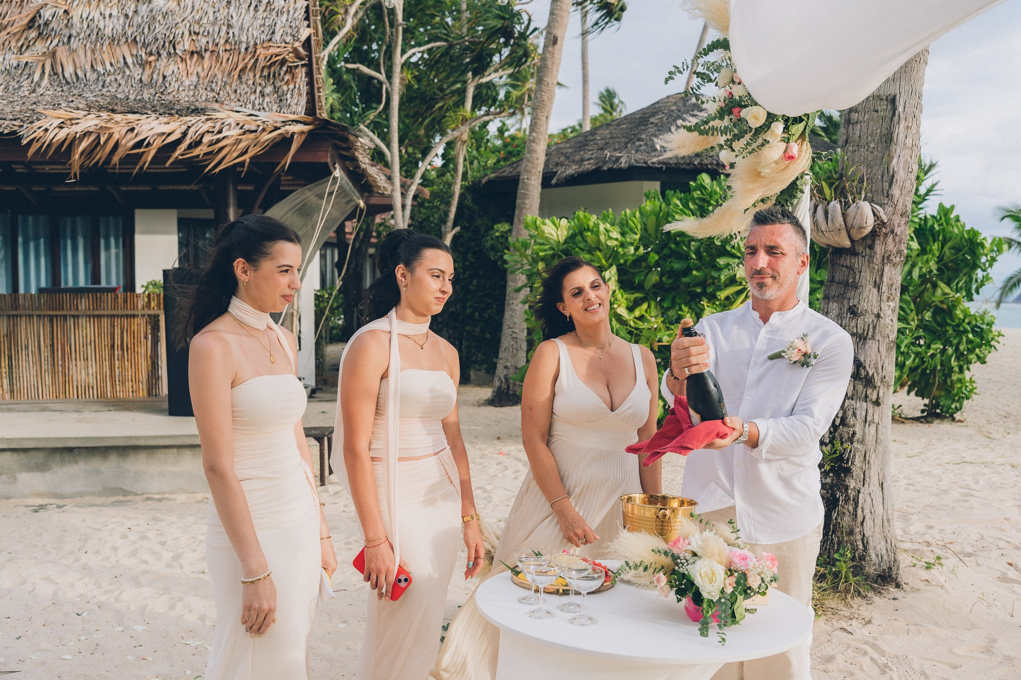Ventrone Antonella and Lespes Angelo. Mariage à Koh Samui, en Thaïlande. Whatsapp: +66 94 3 650 301