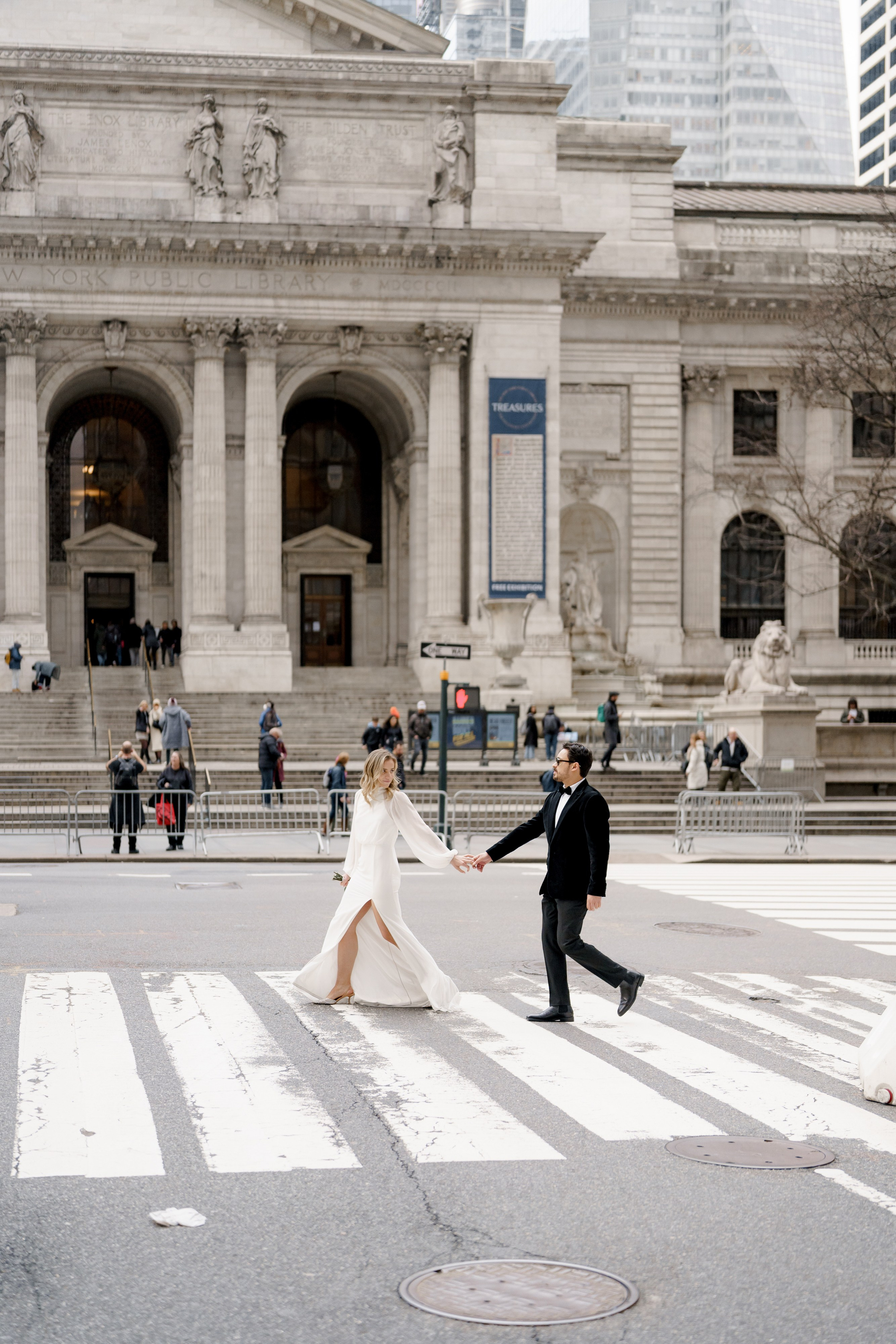 Caroline and Brendan’s Museum MET and Library Engagement Shoot. Wedding photographer and videographer New York | New Jersey