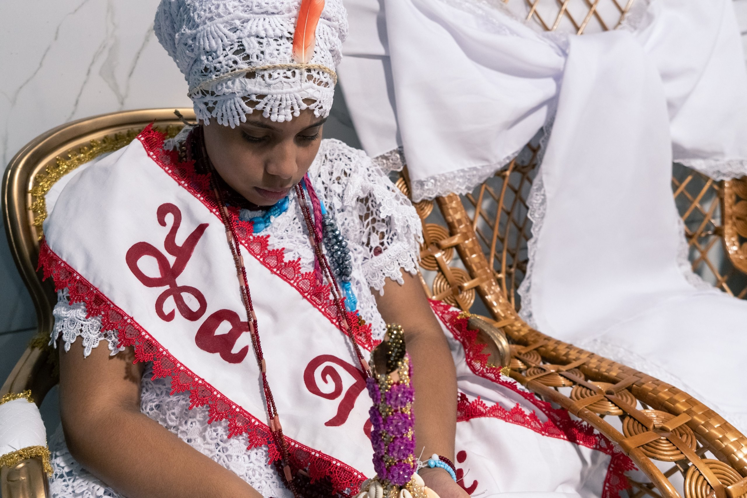 19/04/2025 — Iniciação Oloyê Pablo, Ajoyê Maria Júlia e Iyawo Arthur. Aladá Produções