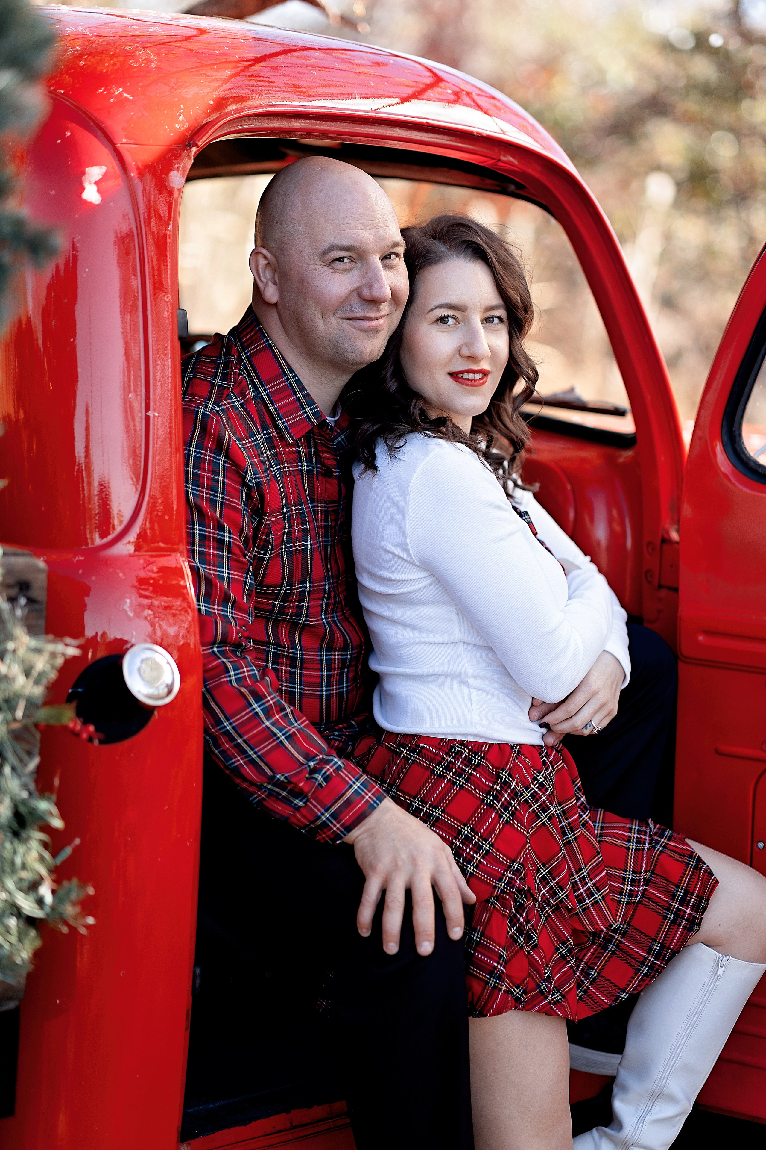 Christmas Truck. Professional photographer in NYC Kristina Bagdasaryan