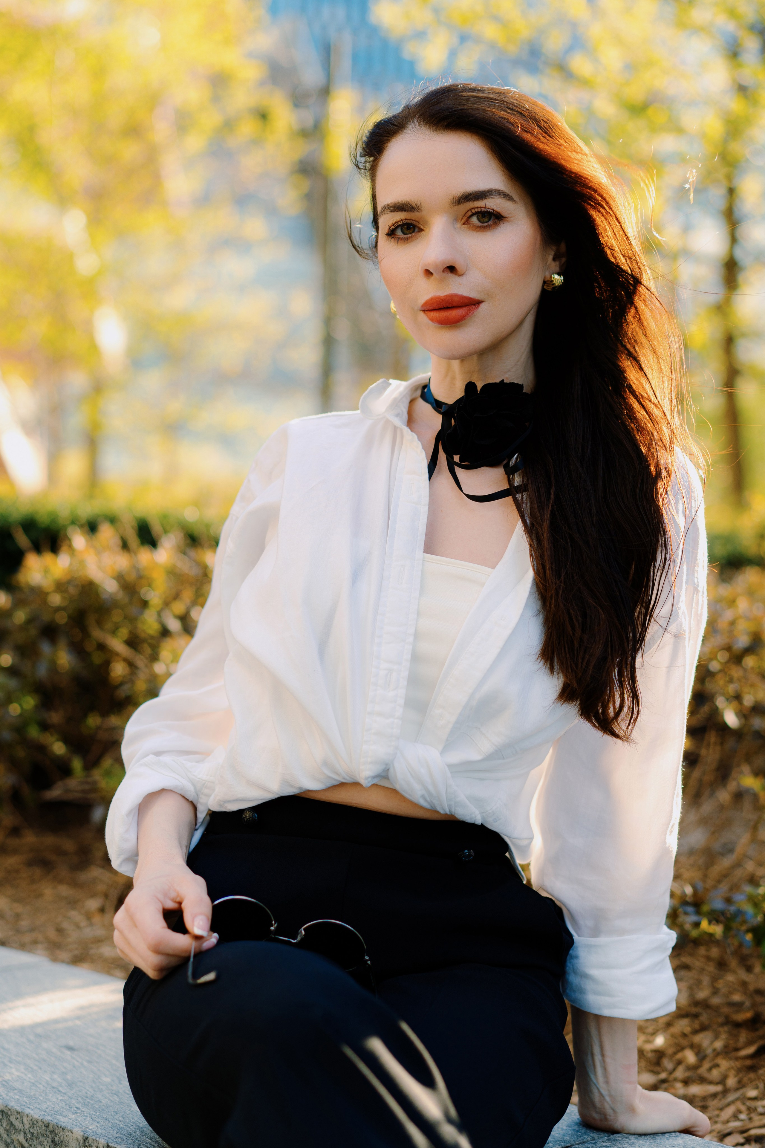 Natalia in Hudson Yards. Videographer and photographer in New York // MAKAROV.VIDEO