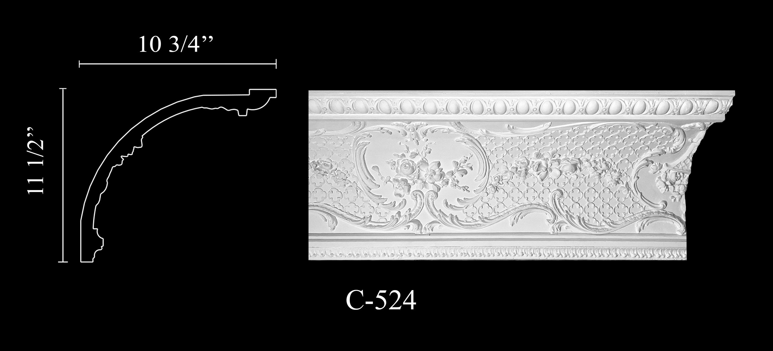 Crown Molding. Plaster molding