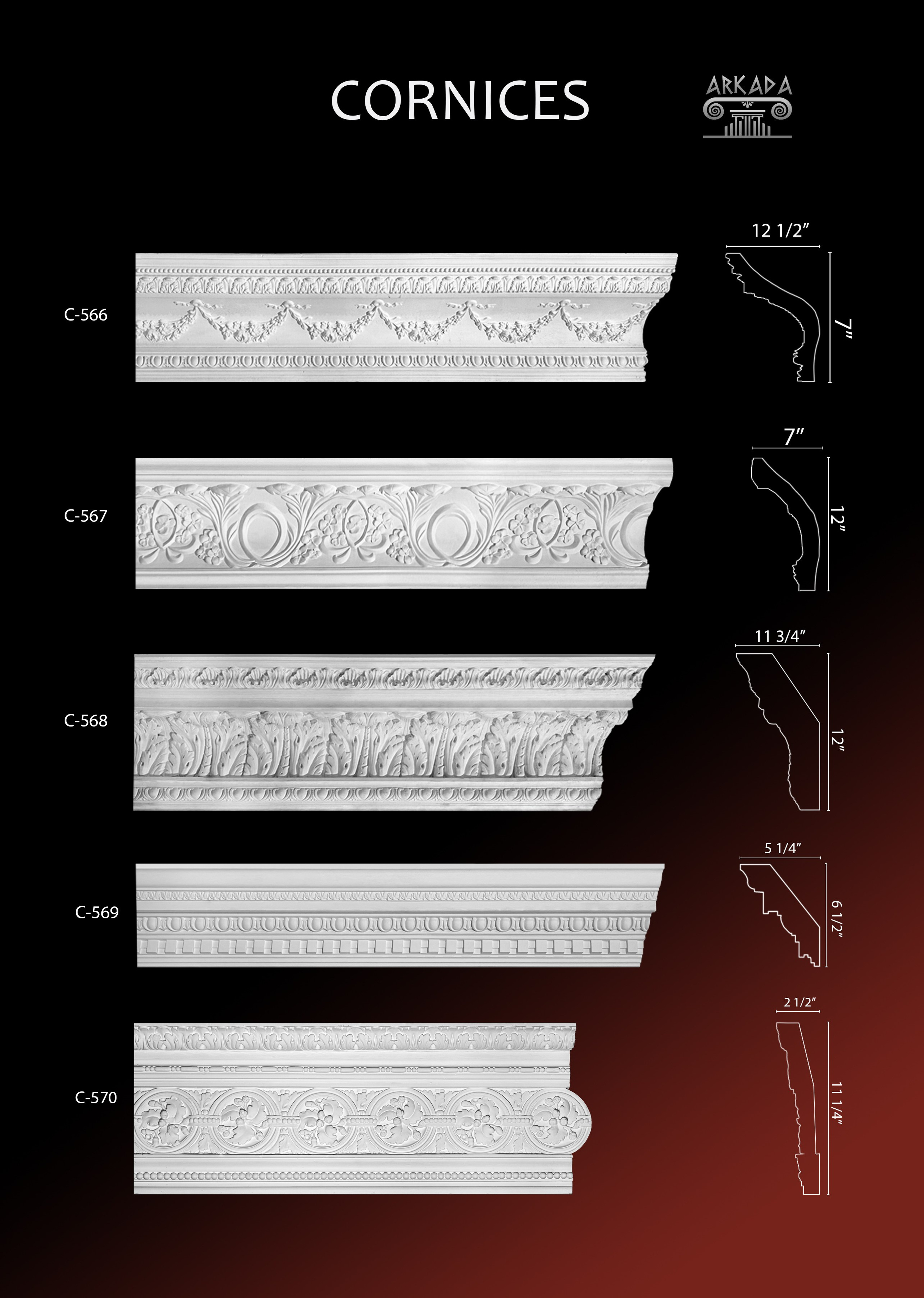Crown Molding. Plaster molding