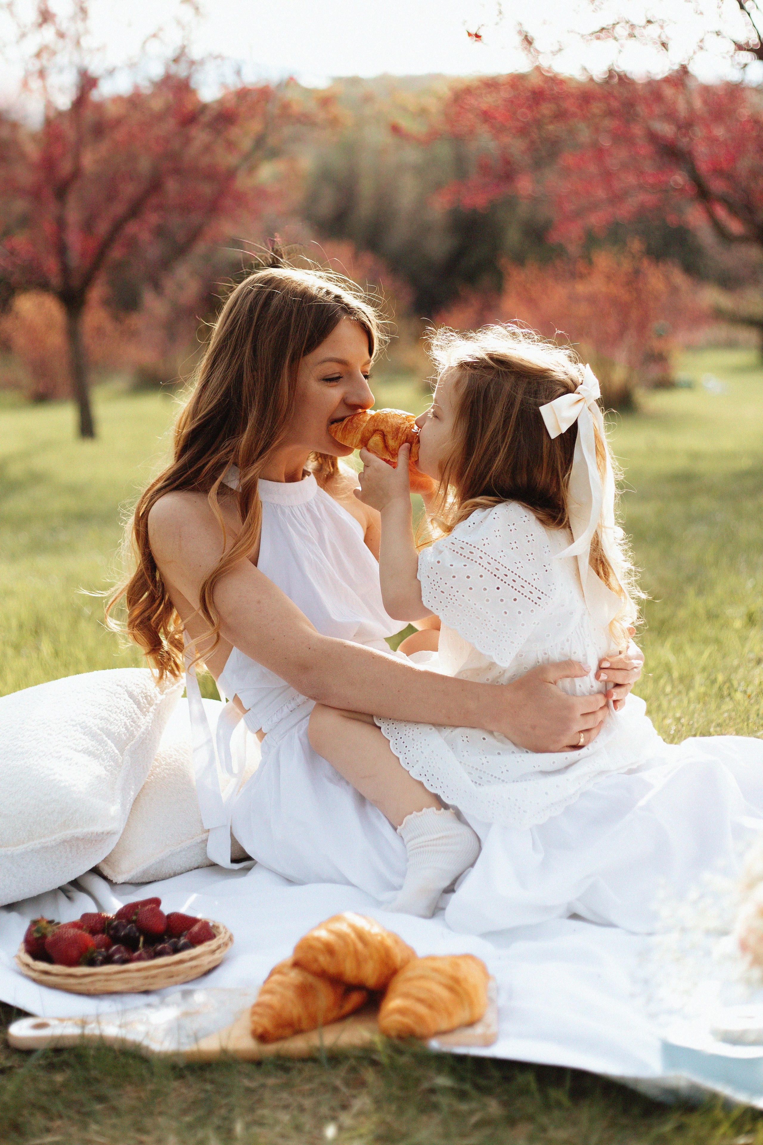 Mother & daughter story. Home