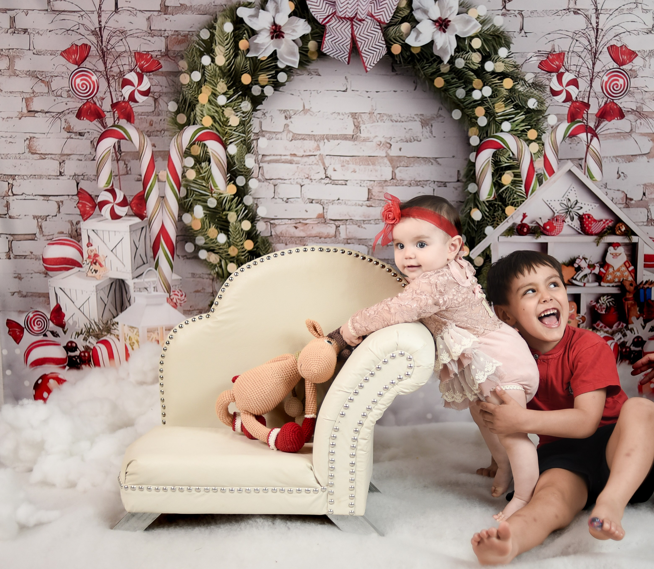 Sesión Navideña de Alaia y Familia. Fotografo de casamiento en misiones y fotógrafo de familia  Posadas