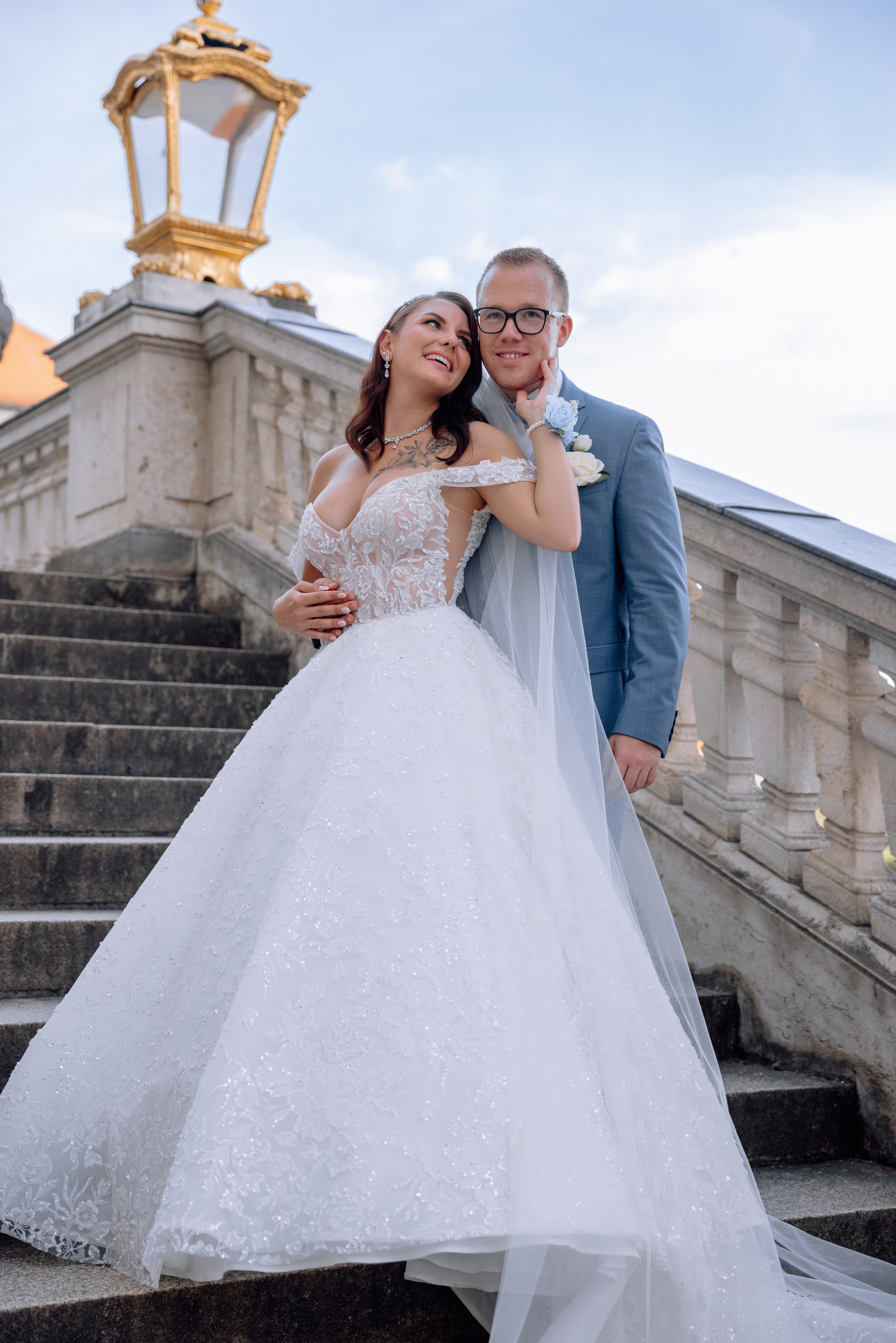 Hochzeit im Schlosscafé im Palmenhaus & Schloss Nymphenburg. Hochzeitsfotograf München Taufe Familienfotograf Tanja Mauke