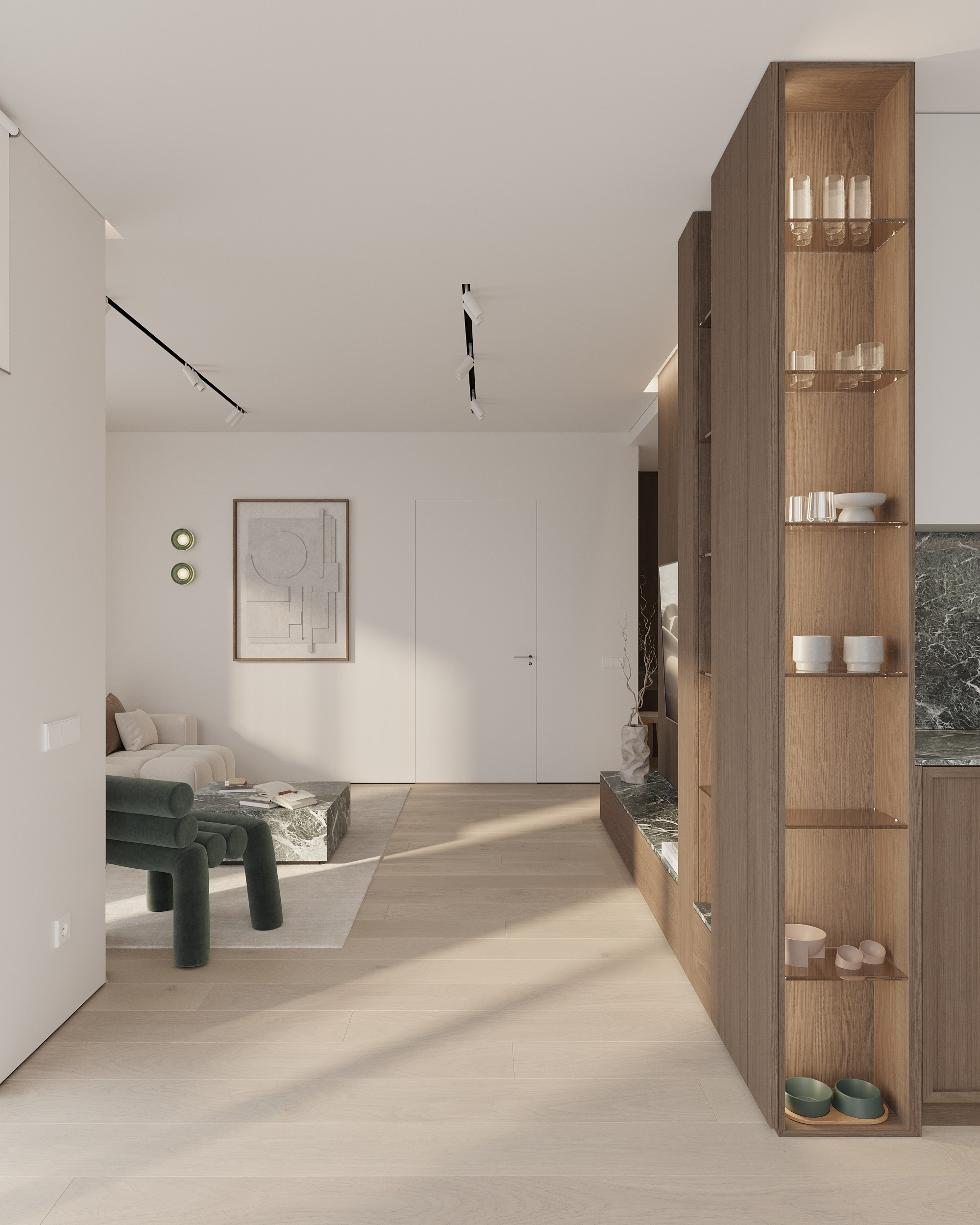 Green Kęstutis. Simple Archs — high quality visualizations for your interior projects