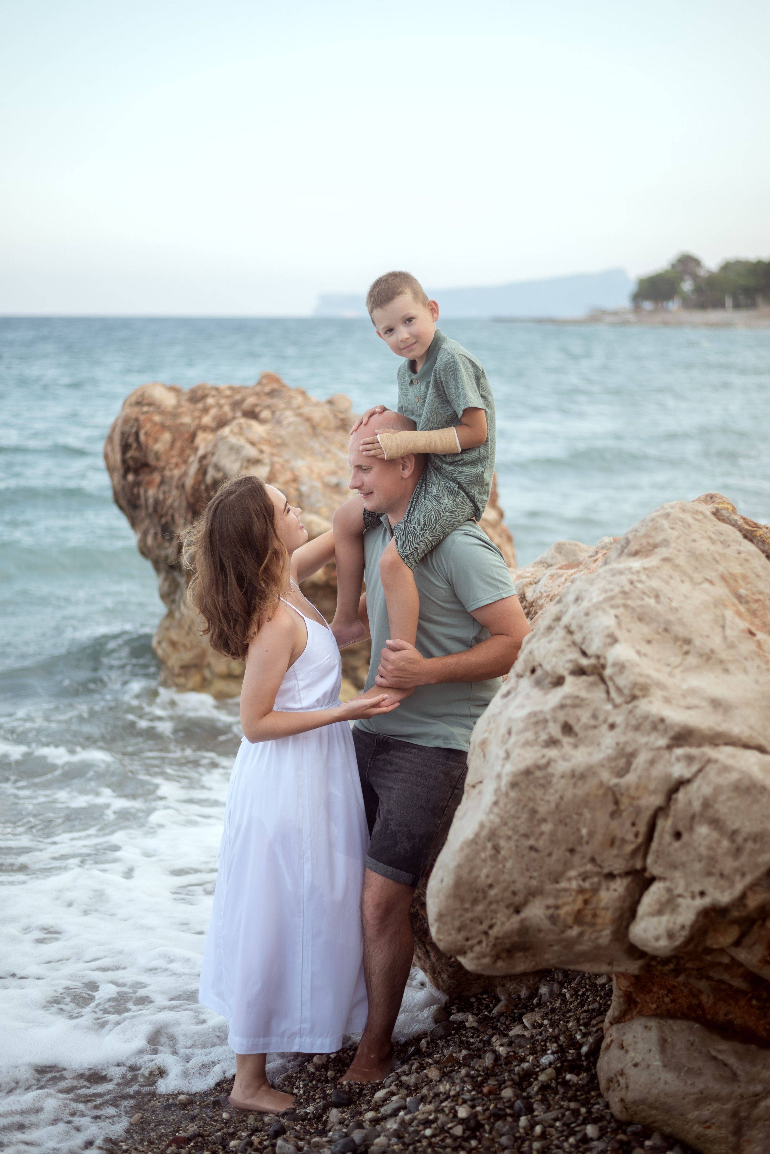 Фотосессия на диком пляже в Кемере. Фотограф Анталия, Кемер, Белек, Сиде Дарья Кая