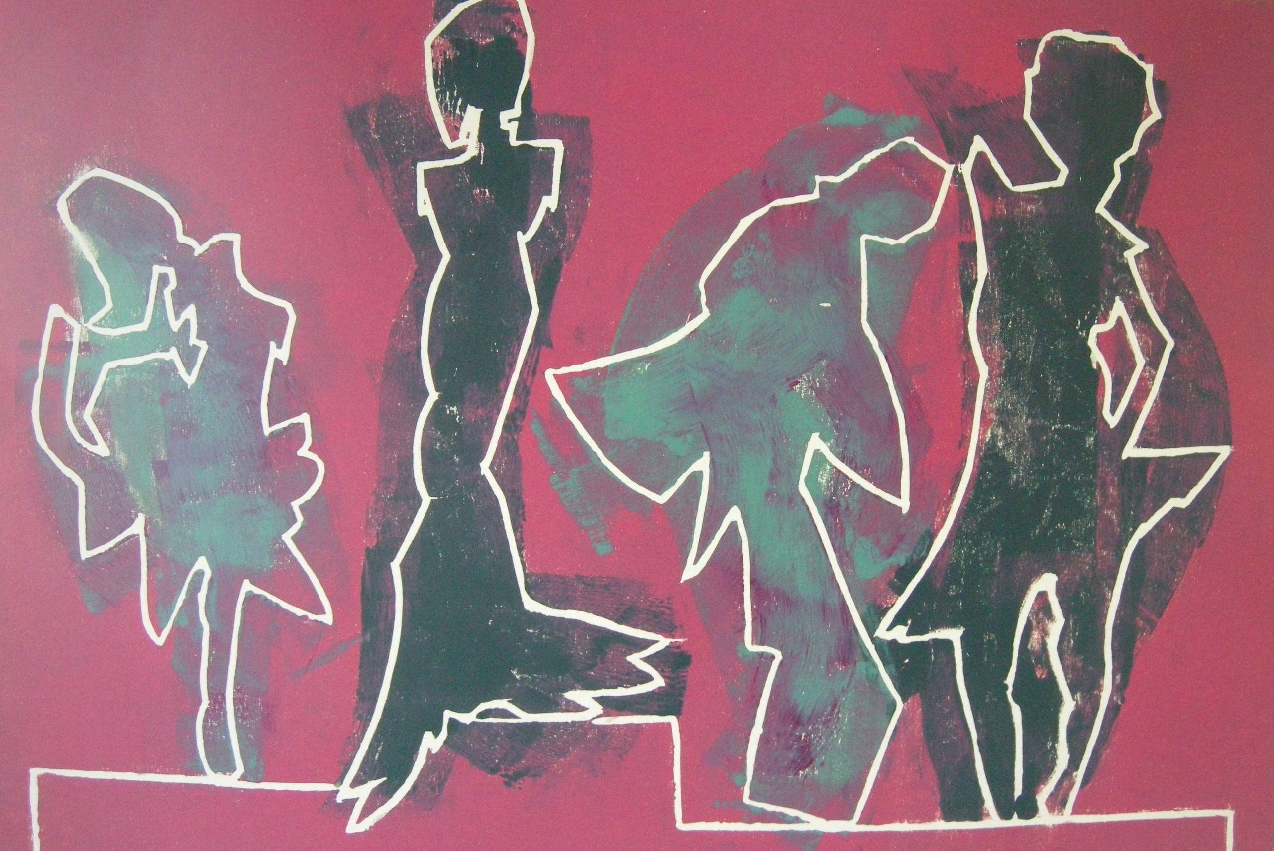 Die Siegerinnen 1, 2020 - 40x60 auf Papier 60x80
