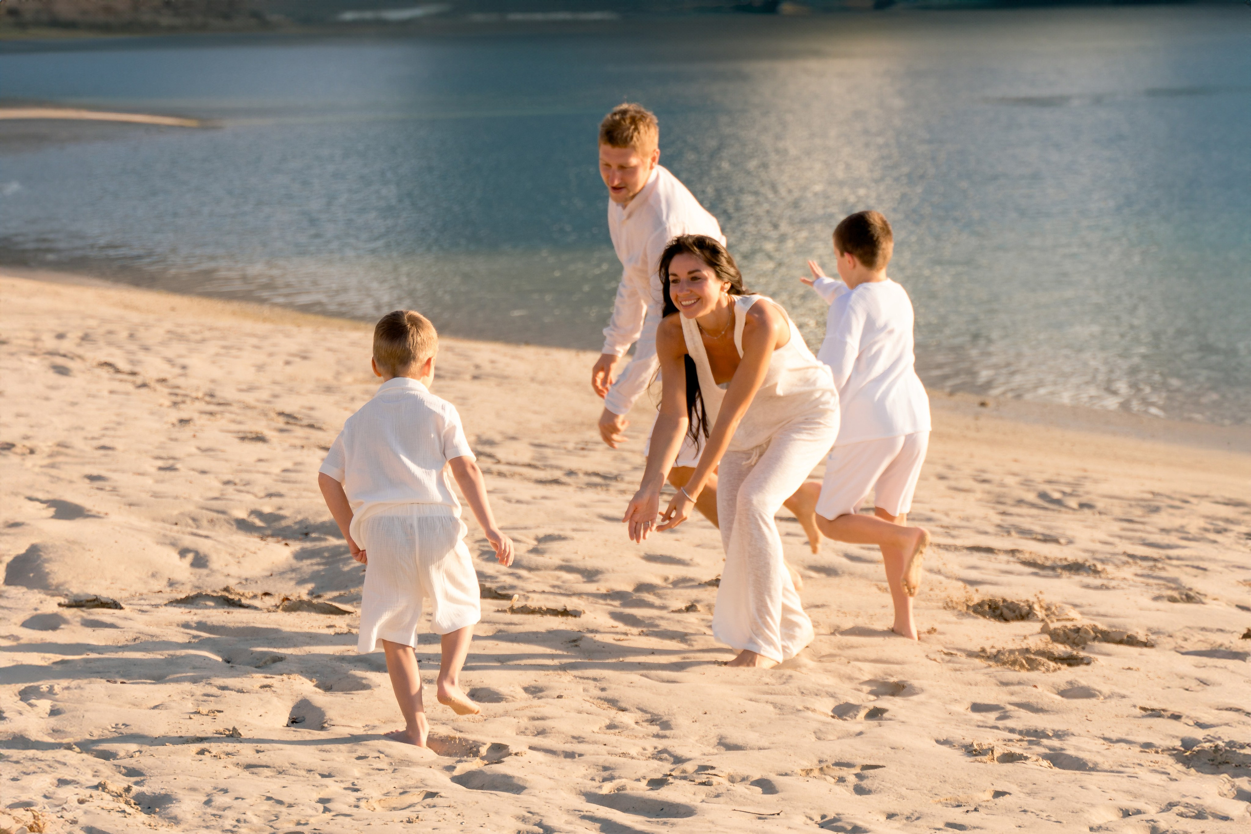Family portrait session at Reem Island Abu Dhabi by a professional photographer