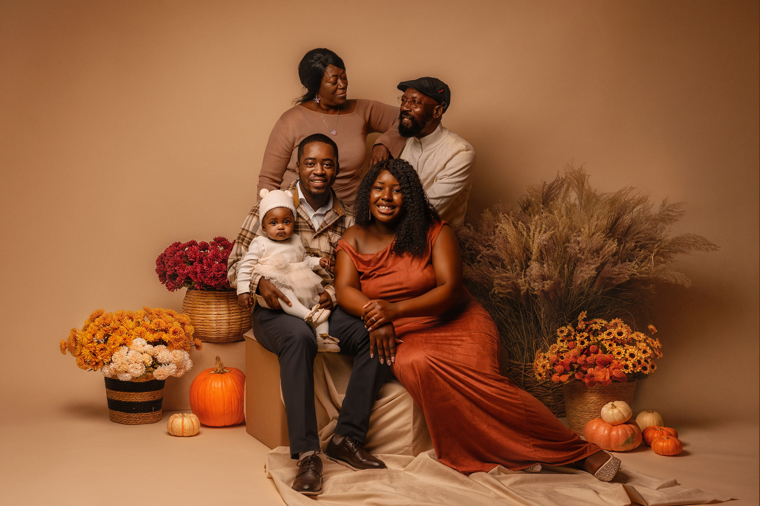 Candide, Romane and baby Faith. Wedding & portrait photography in the Seattle Area. Helen Michelle photographer