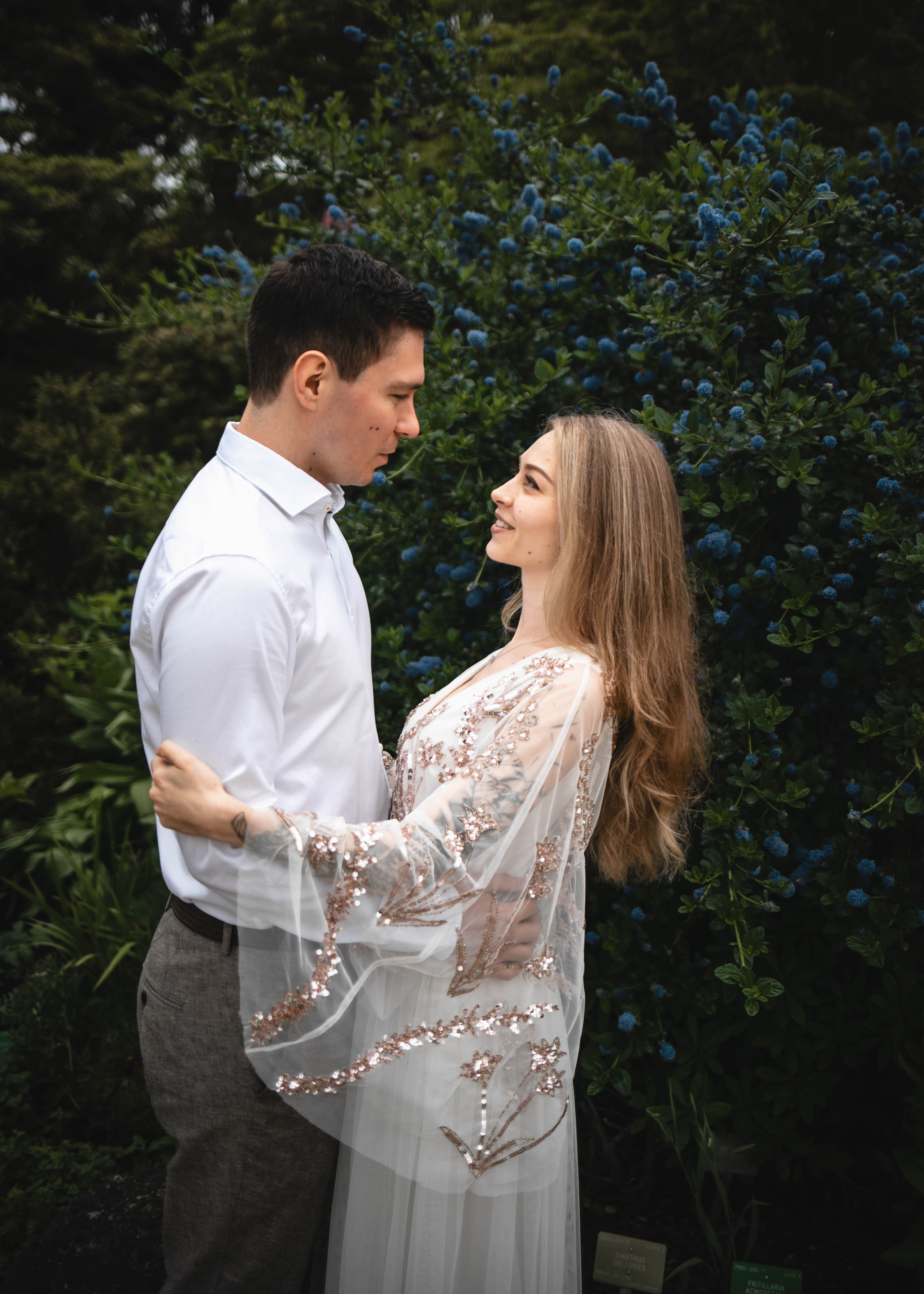 Botanic garden. Professional wedding photographer in Copenhagen, Denmark — Julia Byron