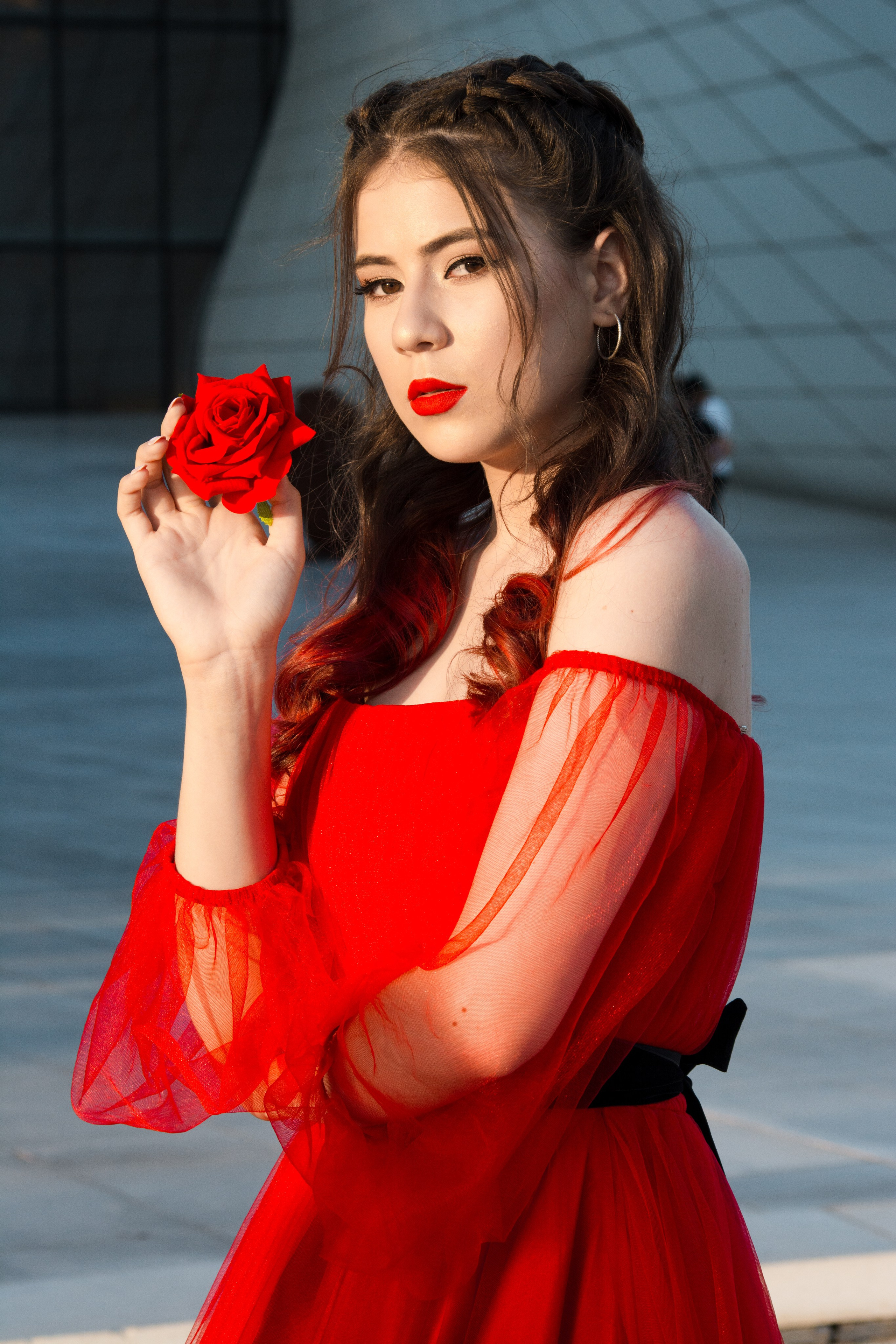 Amina Akhundbeyli. Fotoqraf Vəli Məmmədov