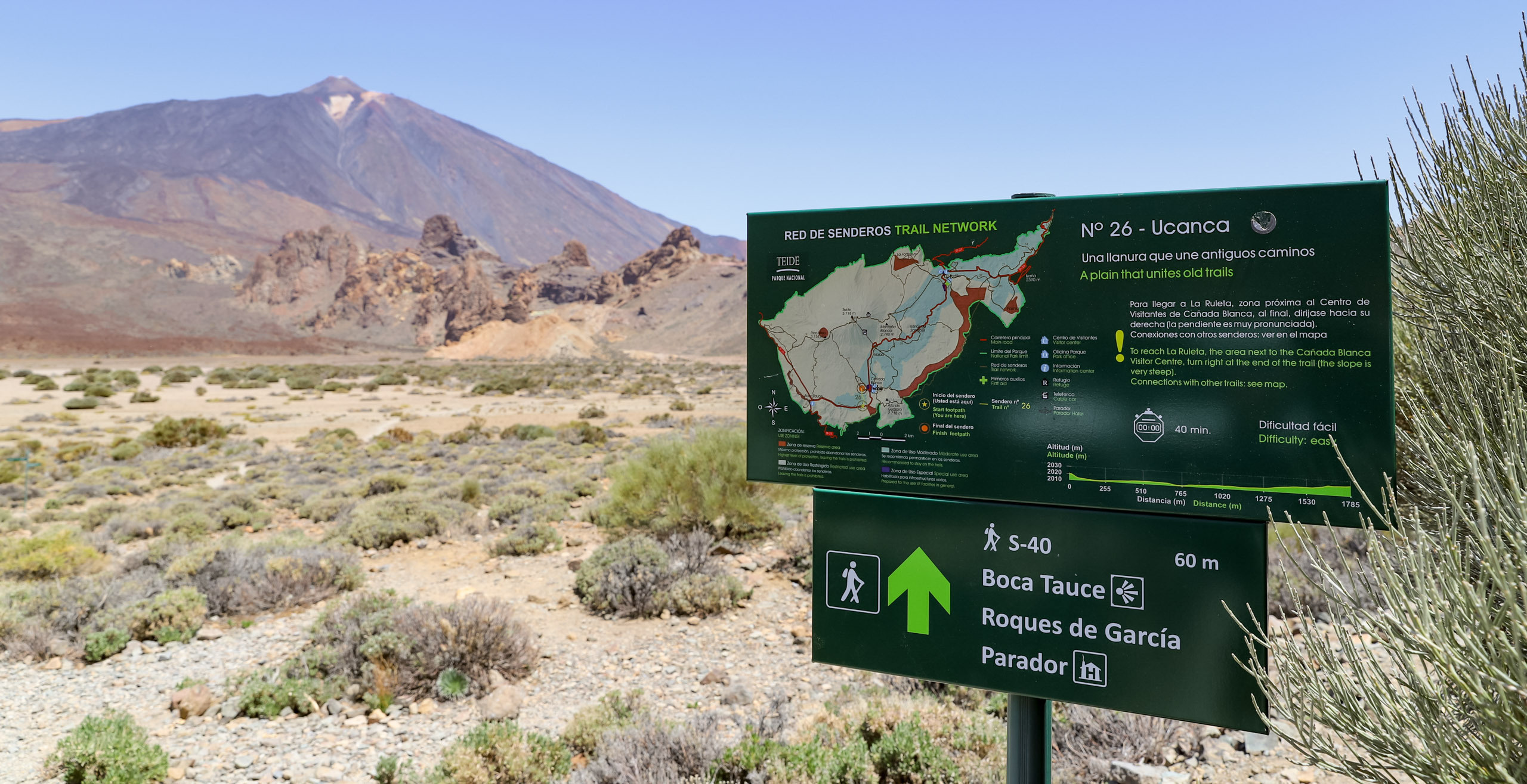 tenerife pārgājienu taka pie teizes vulkāna