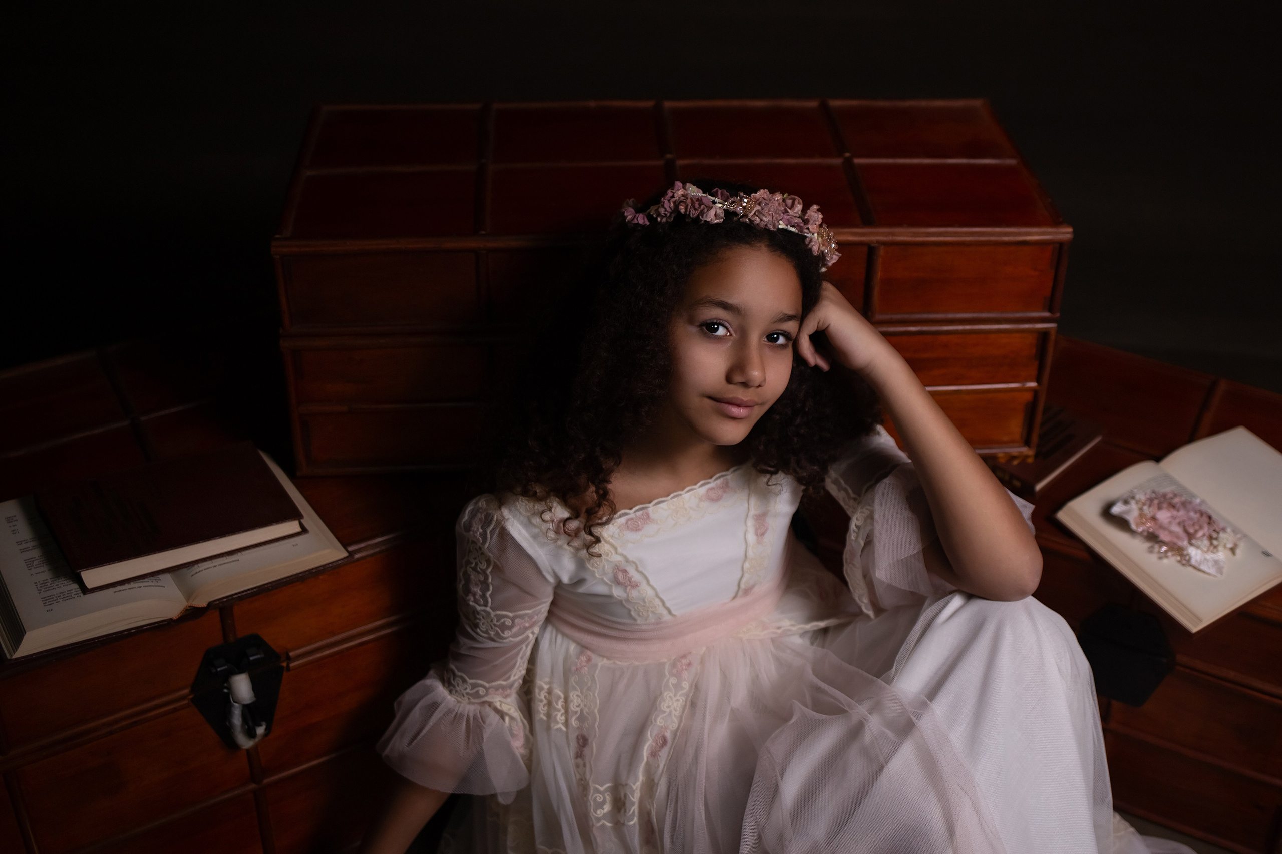 Comunión en el estudio. Профессиональный фотограф в Испании