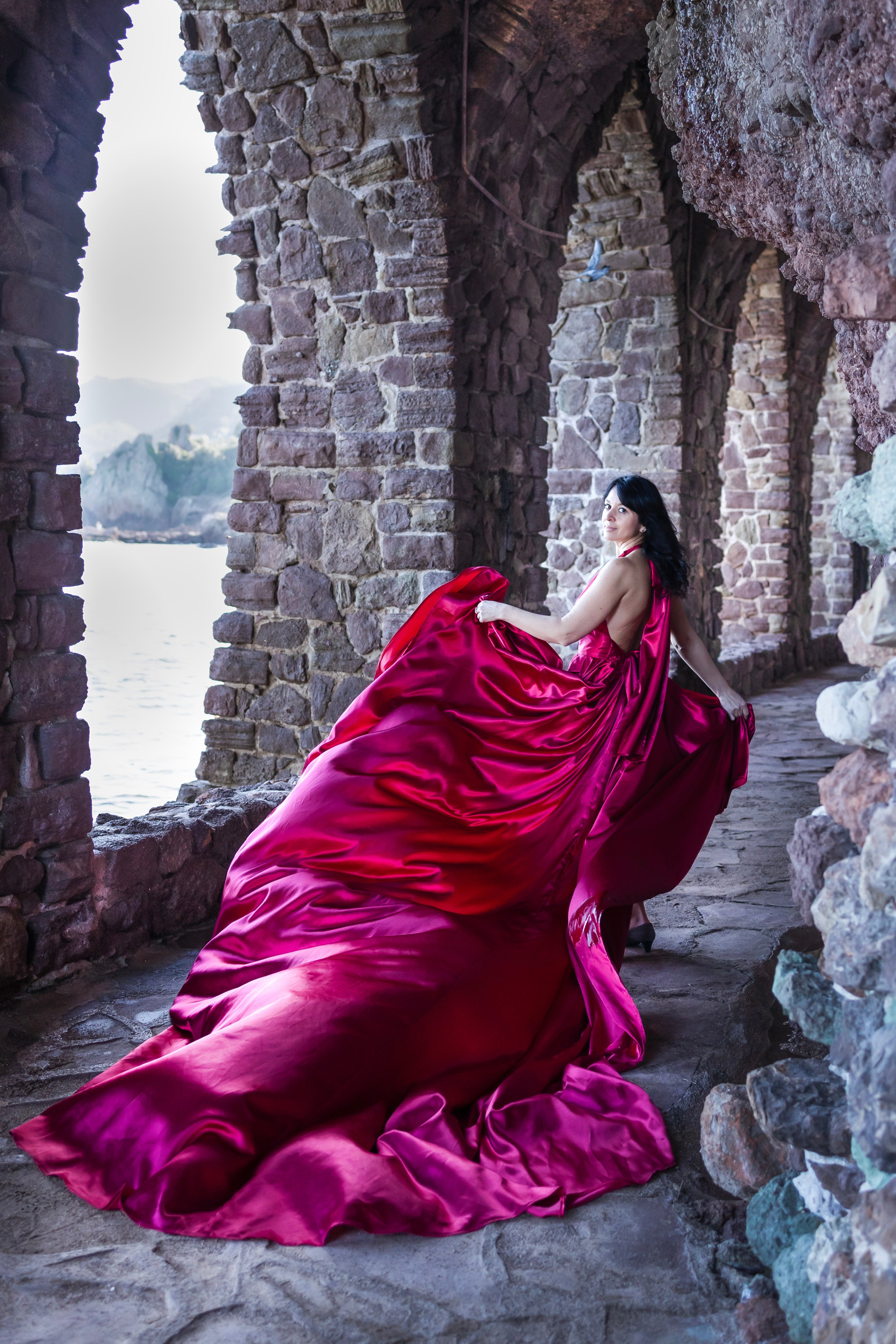Long dresses shooting. Photographer in Munich