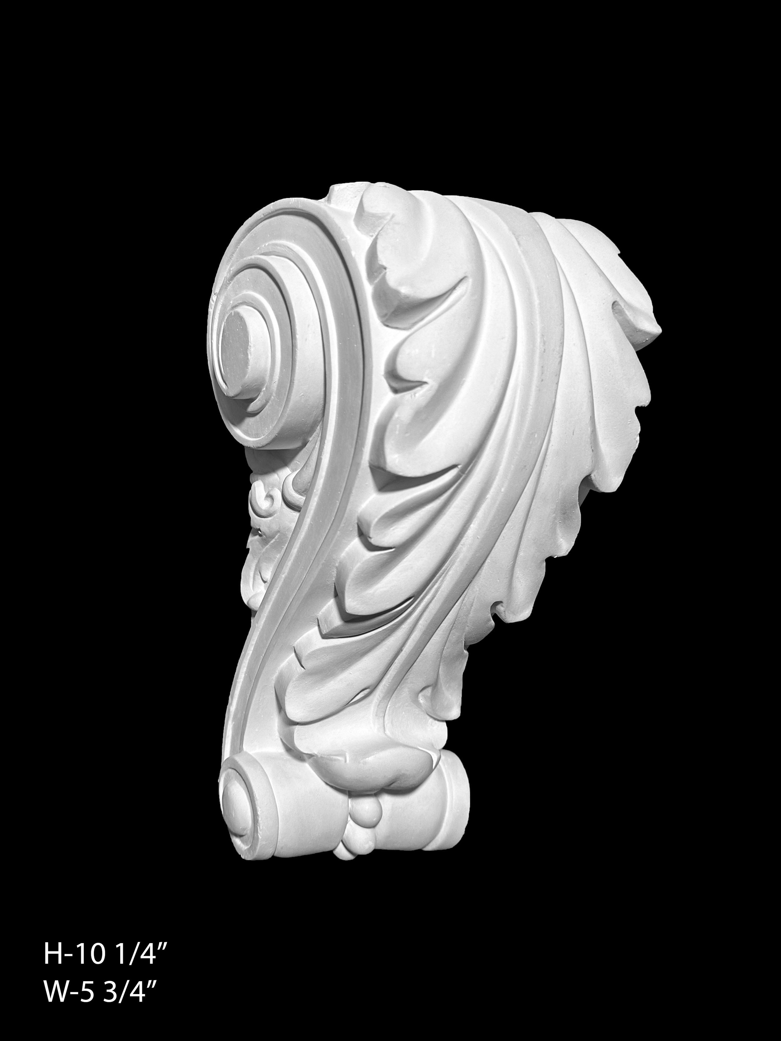 Corbels. Plaster molding