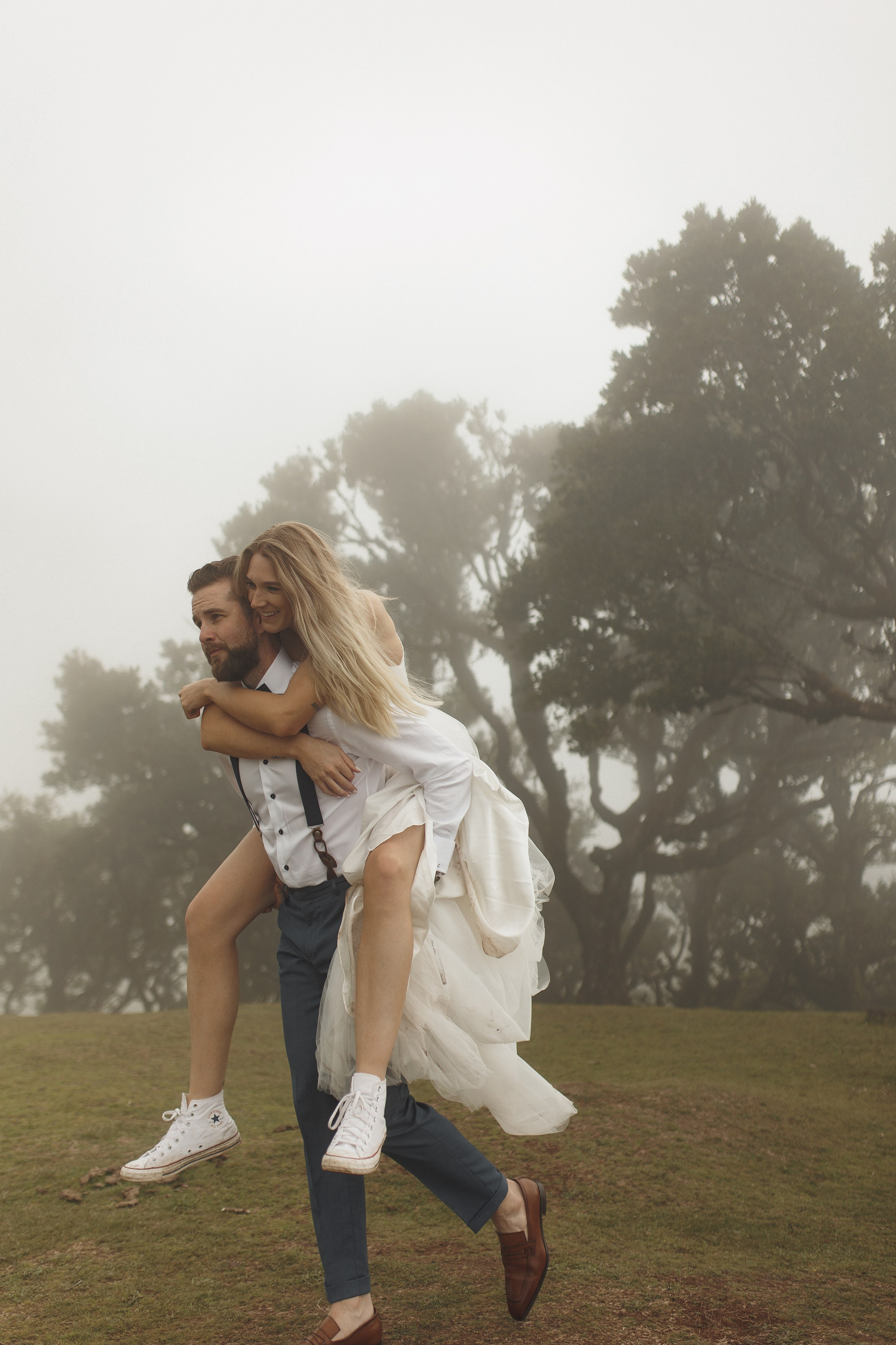 Elopement in Madeira | Mystical Forest of Fanal. Wedding photographer and videographer based in Timisoara, Romania