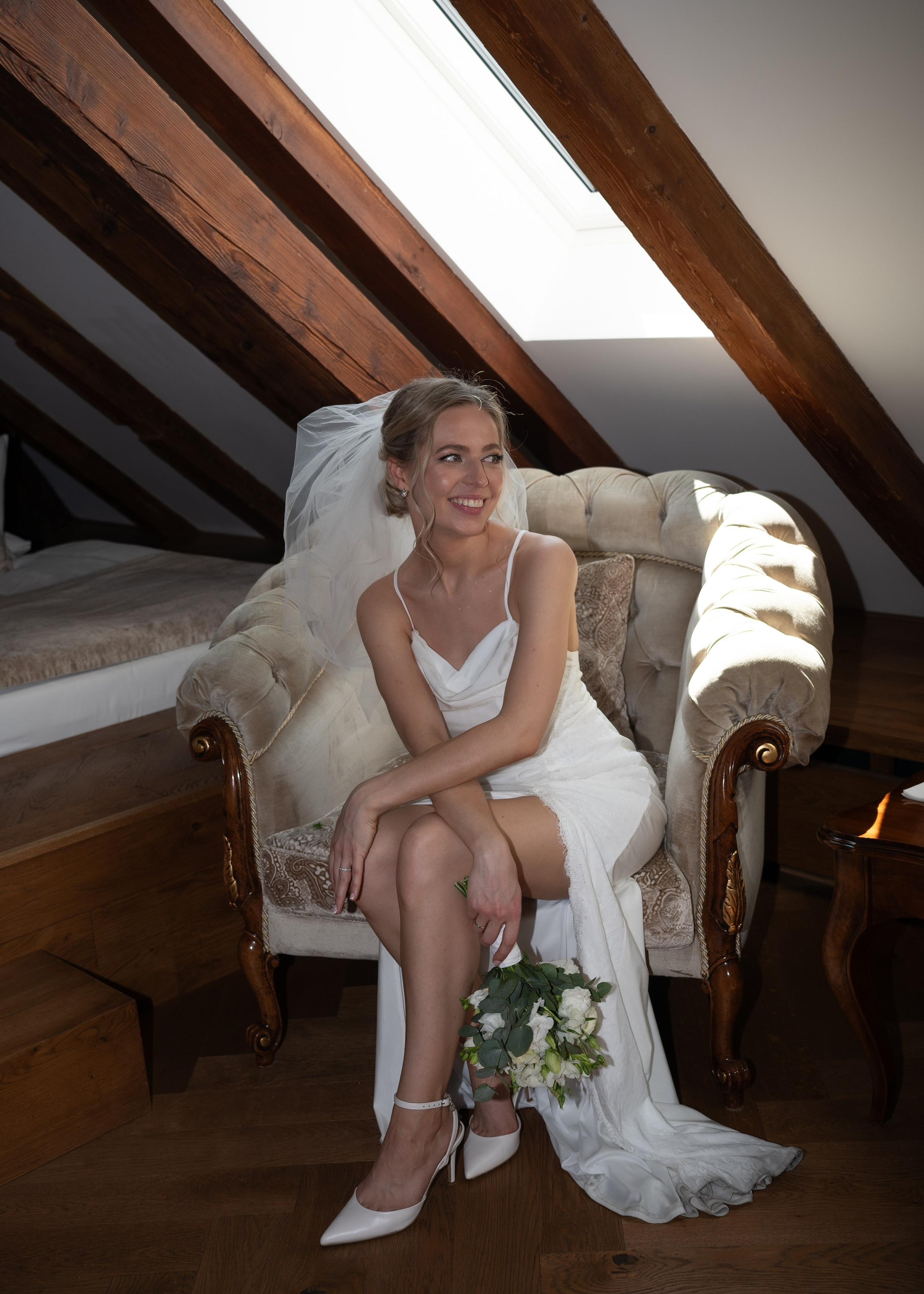 Dmitry & Olga in Svätý Jur. Photo Vienna and Bratislava