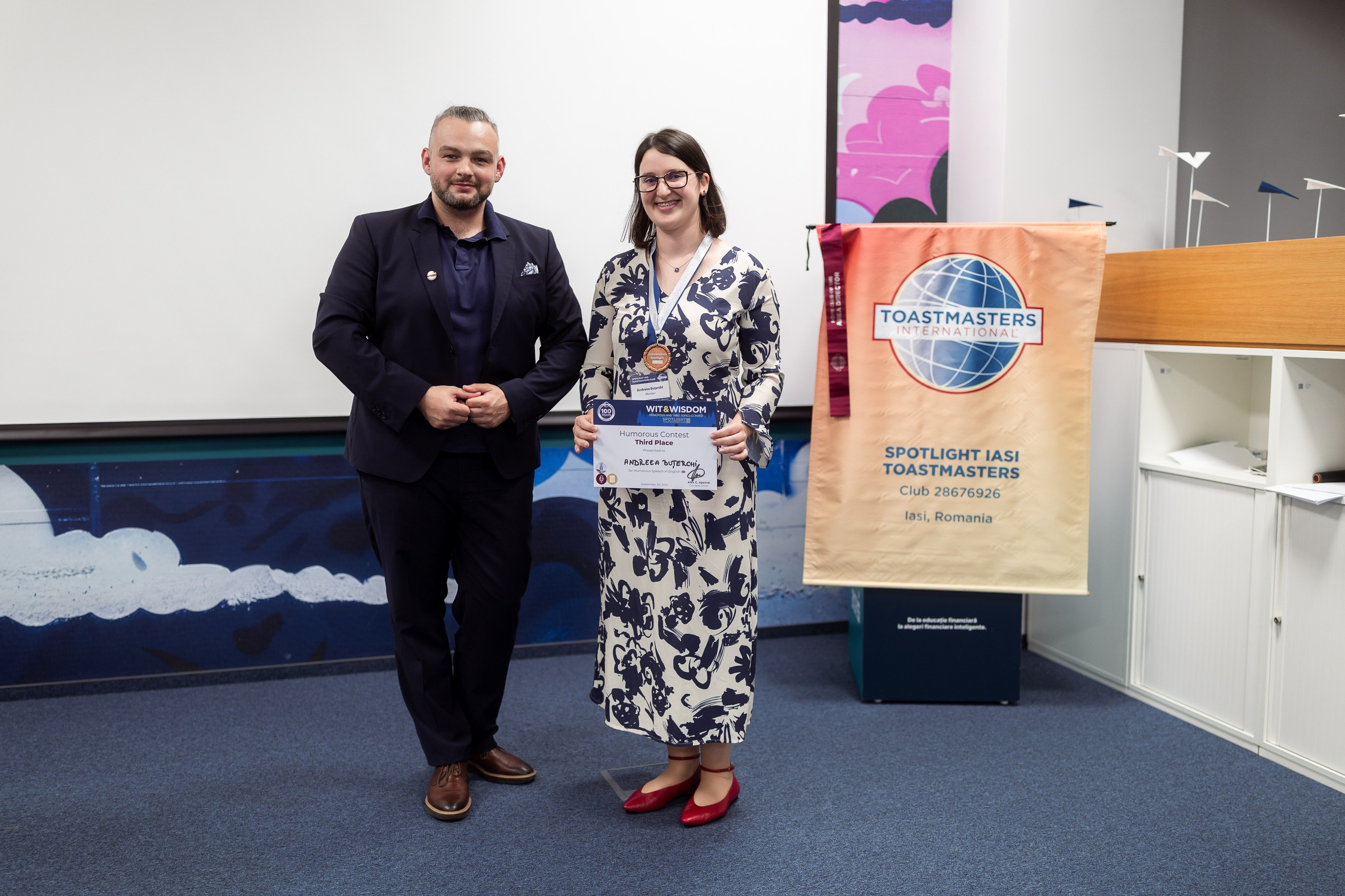 Toastmasters. Marius Ciocan