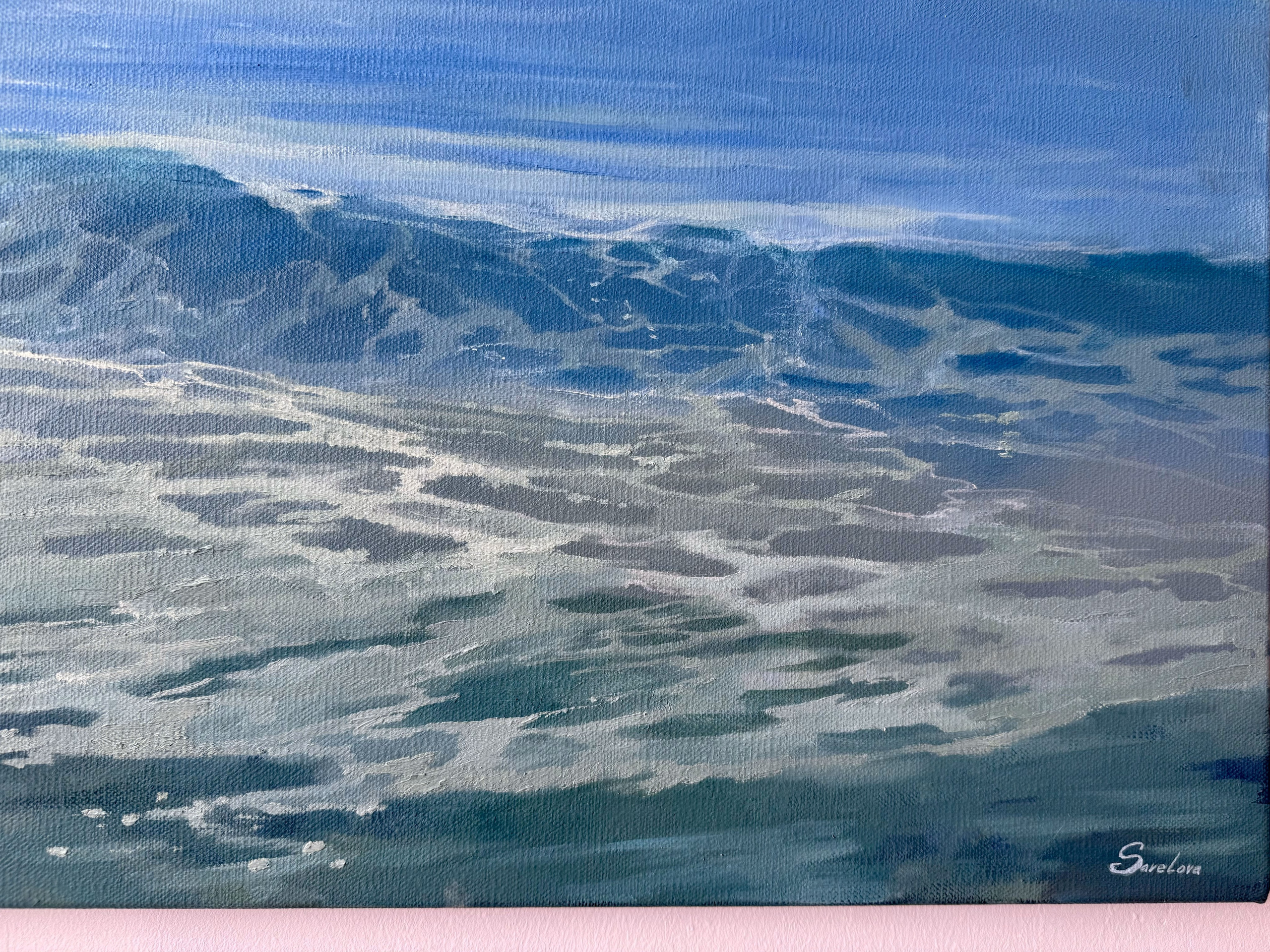 «Blue sea wave». Художник живописец Савелова Ольга