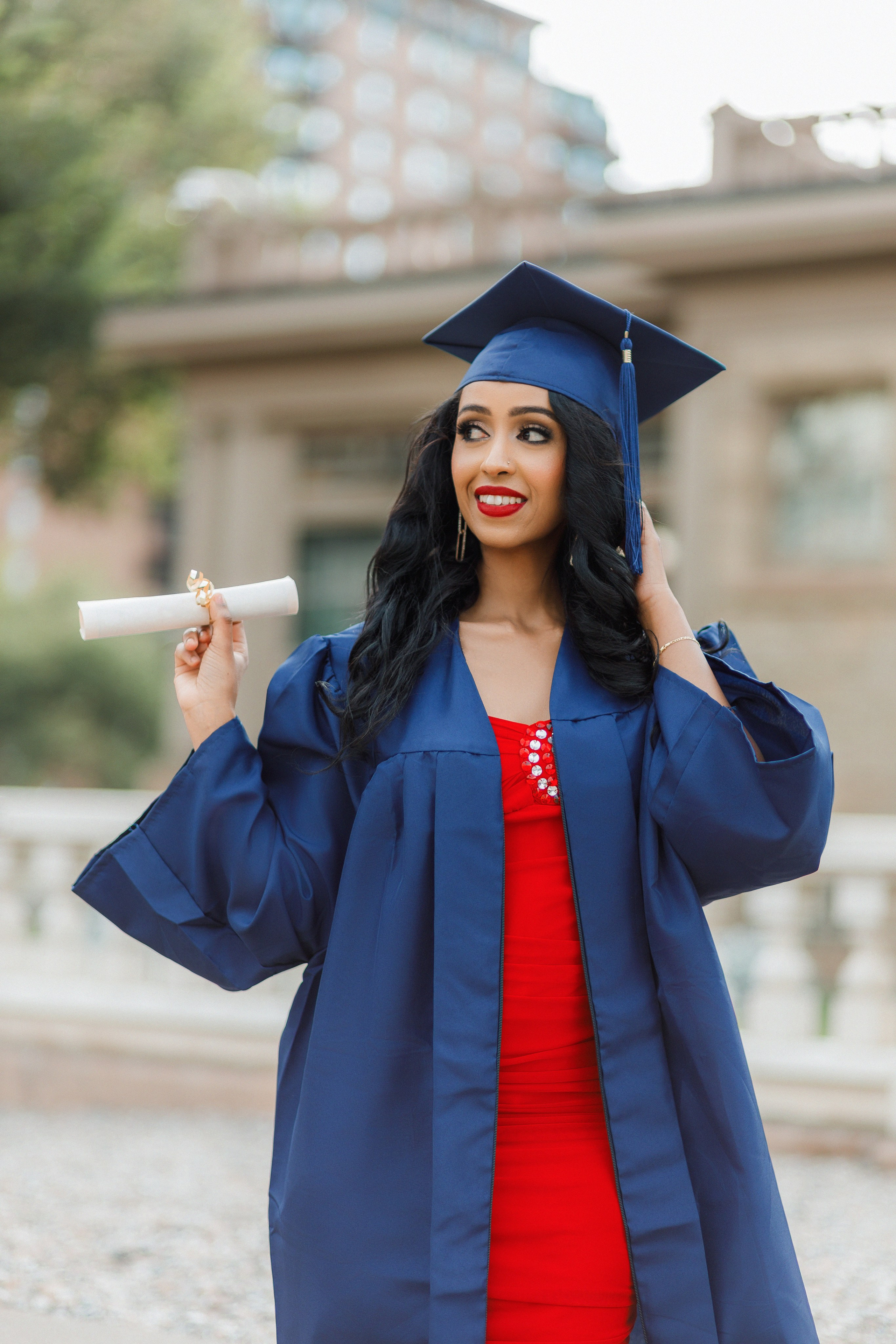 Graduation photos. Home