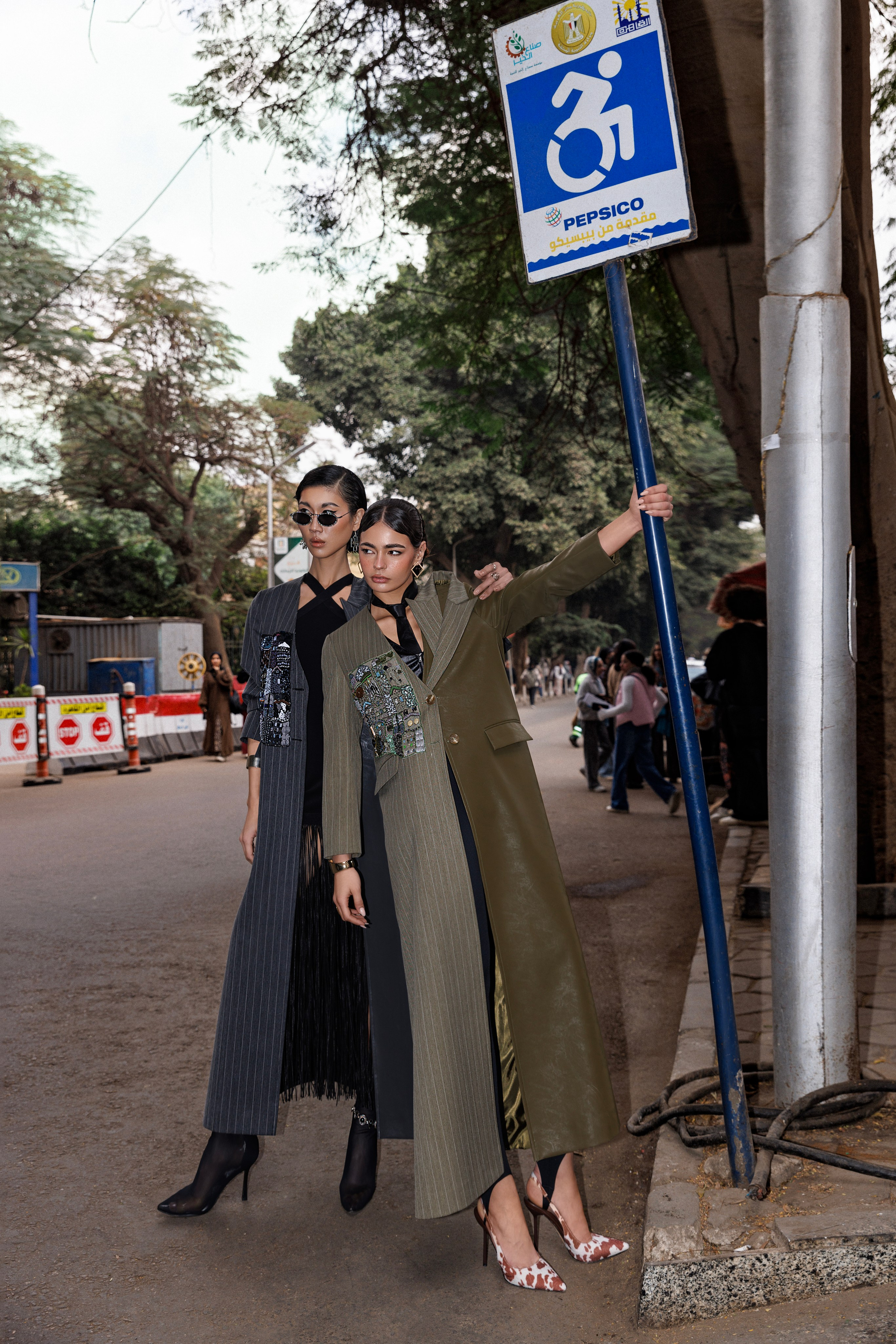 Editorial Abayas Outside. InHype Studio