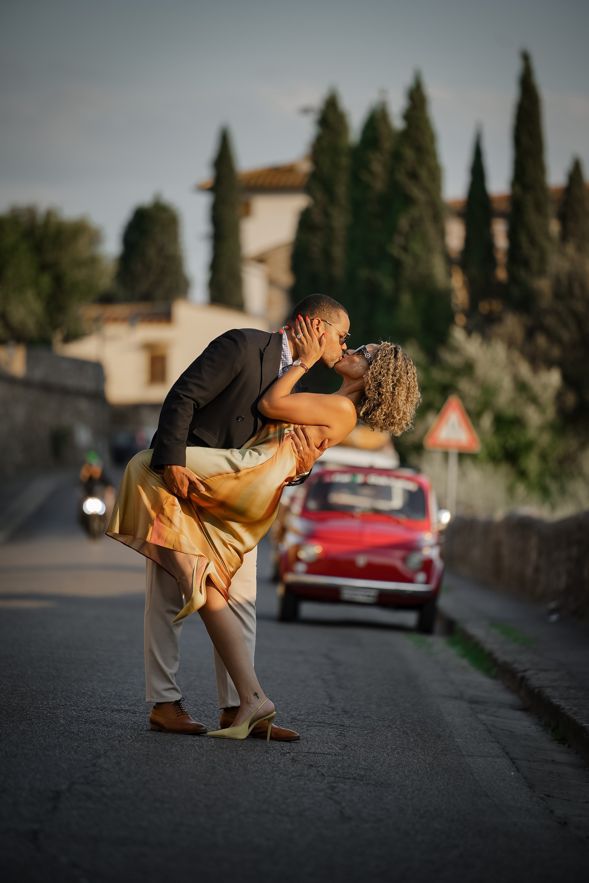 FIAT 500. Wedding Photographer in Italy
