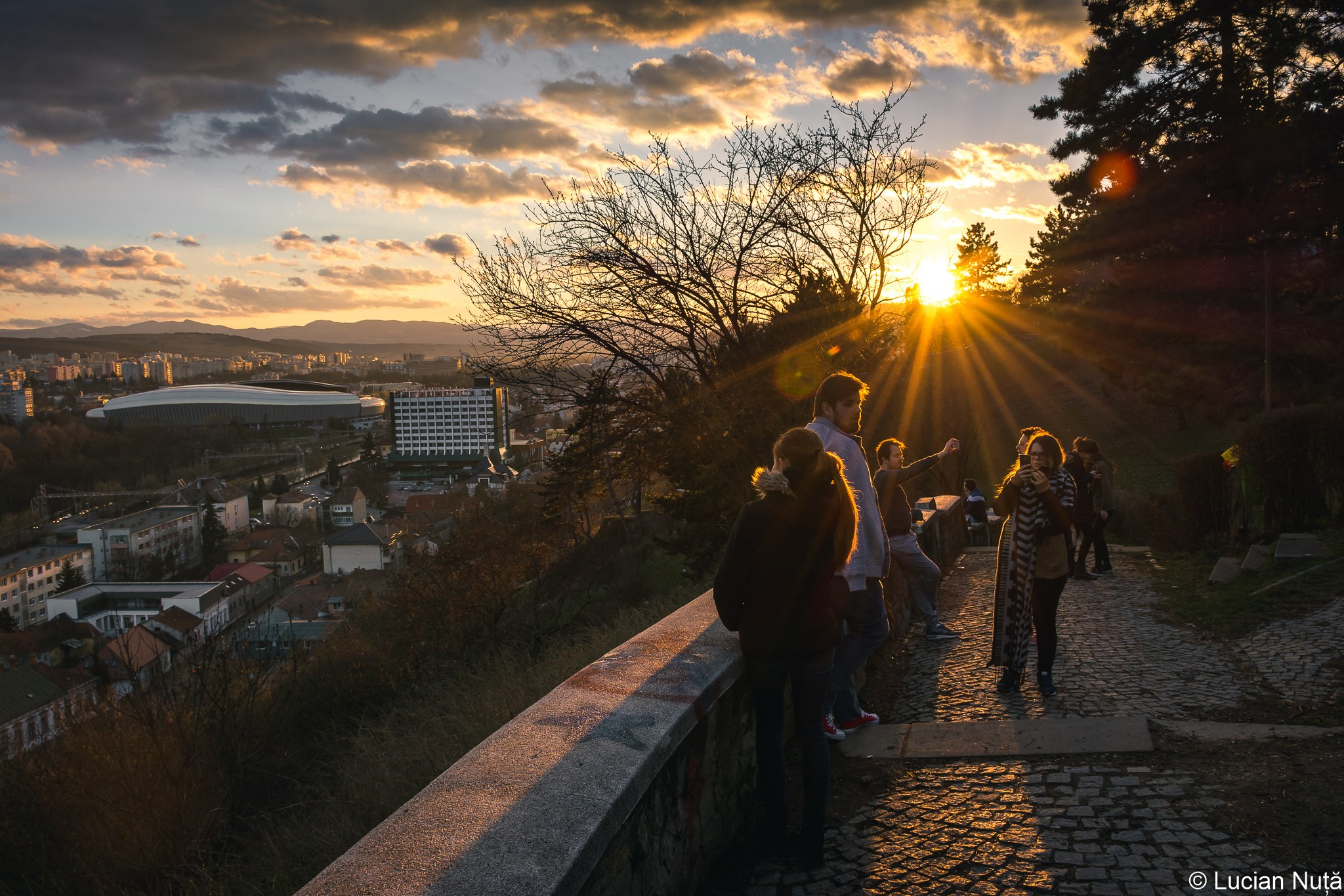 Cluj - Napoca cetatuie sunset