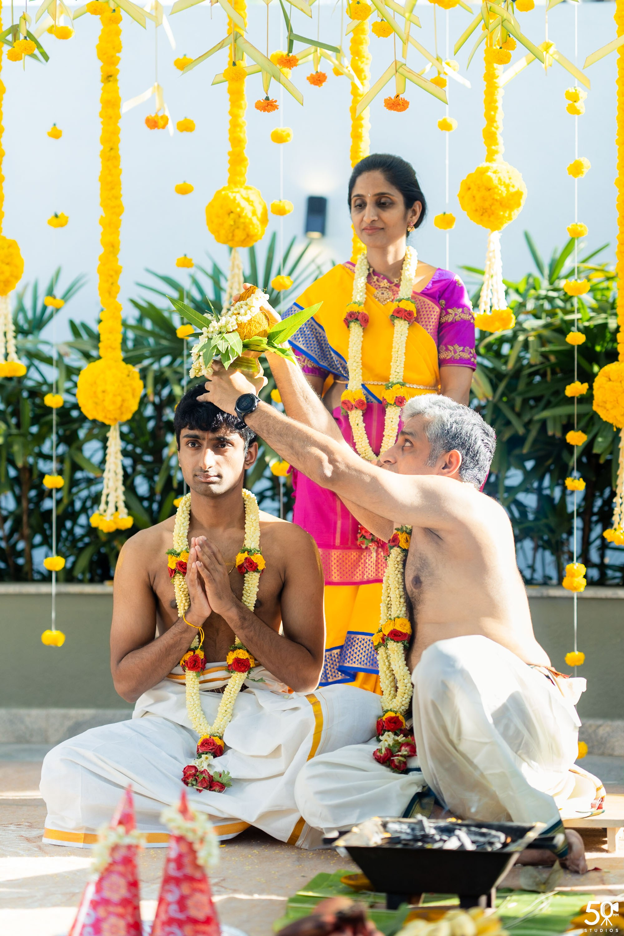 SANJAY AND SAKETH UPANAYANA. 50mm STUDIOS