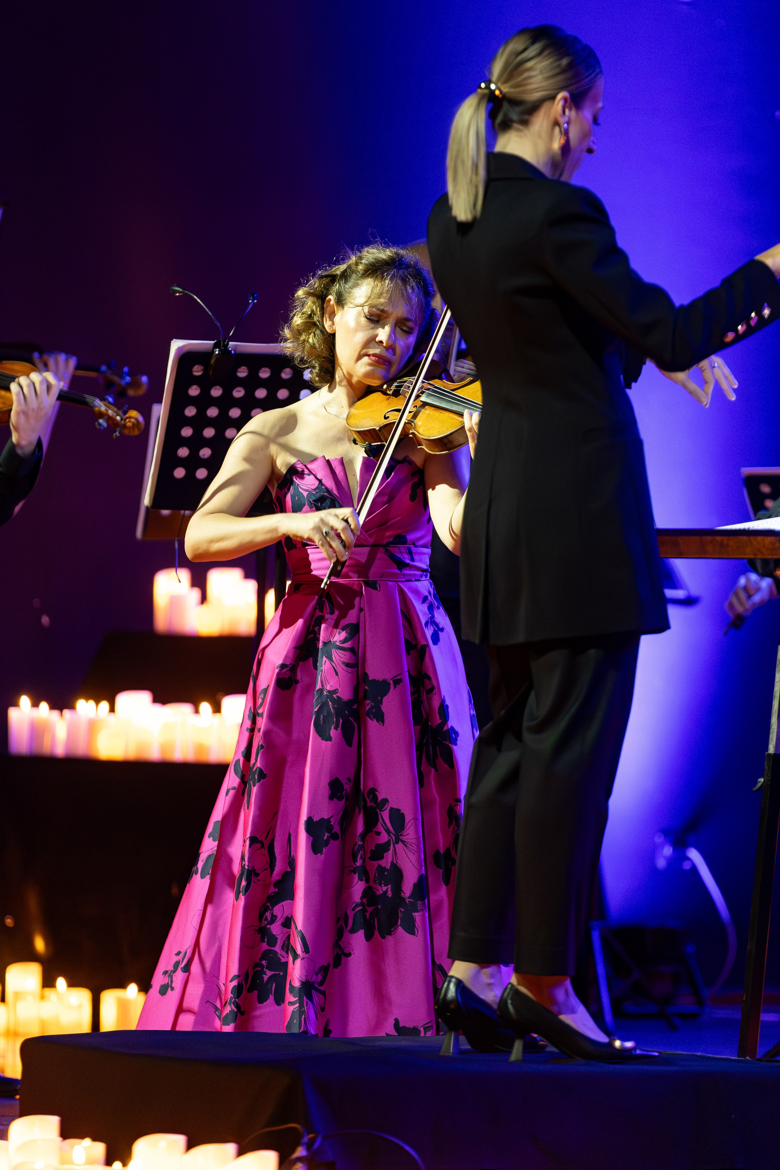 Violinistica Irina Mureșanu tokom nastupa na Candlelight koncertu u Sarajevu