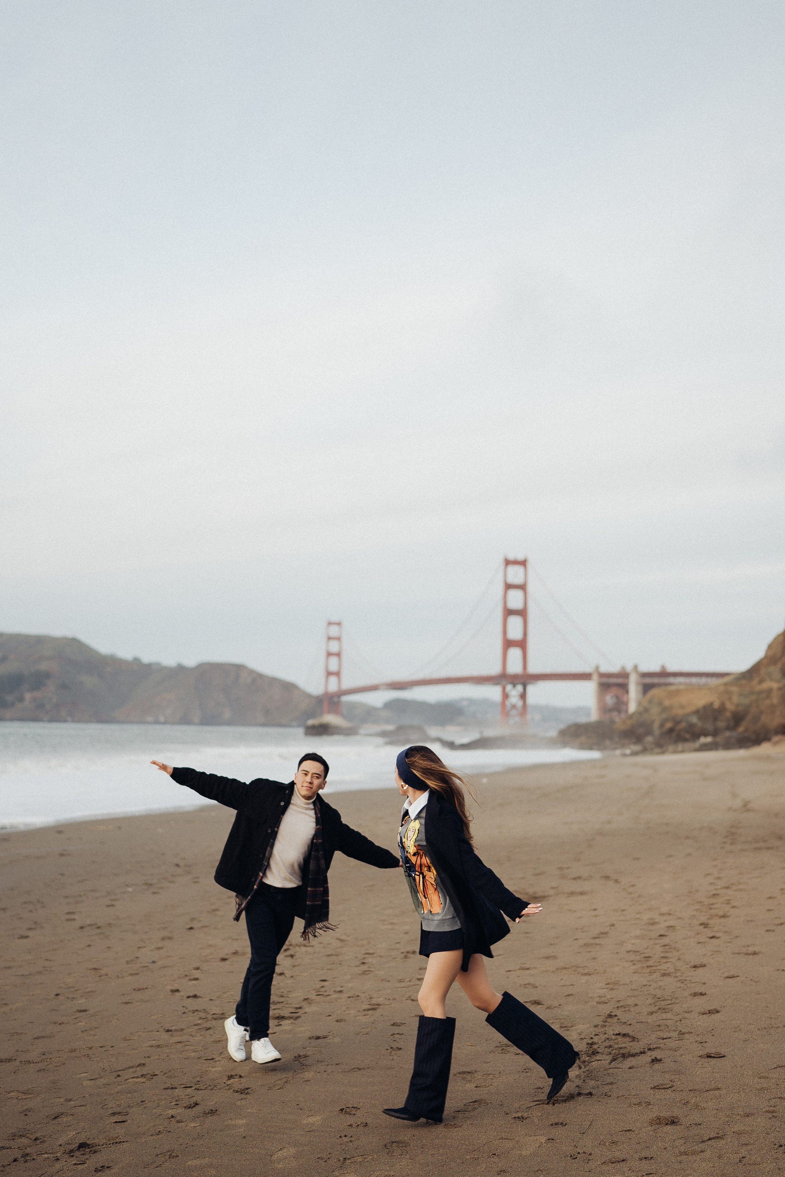 Couple Session at Torpedo Wharf and Baker Beach. Soulo Photography | San Francisco Bay Area Based Photographer