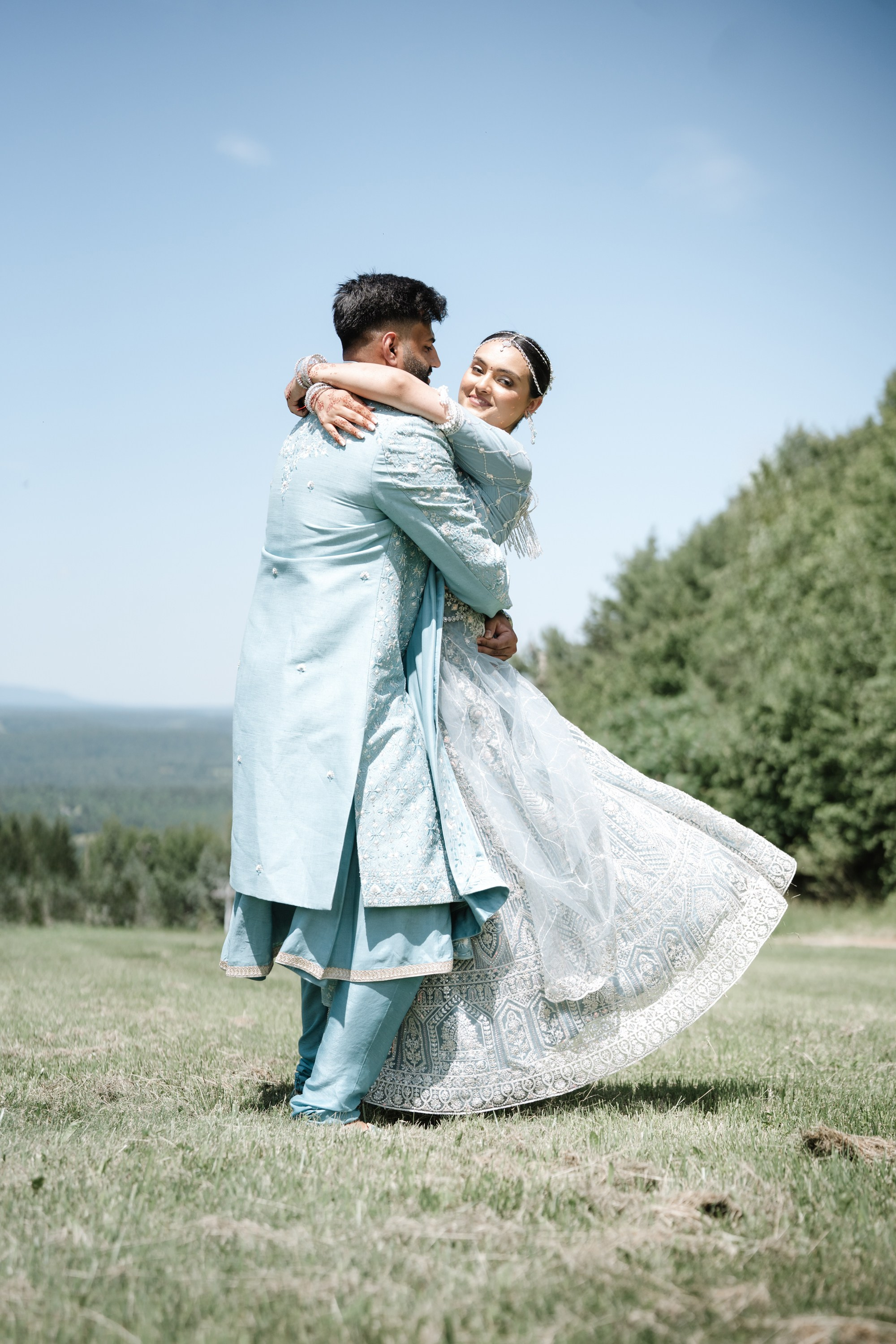 June 2025 — Zill and Raj’s traditional wedding. Portrait and wedding photographer in New York