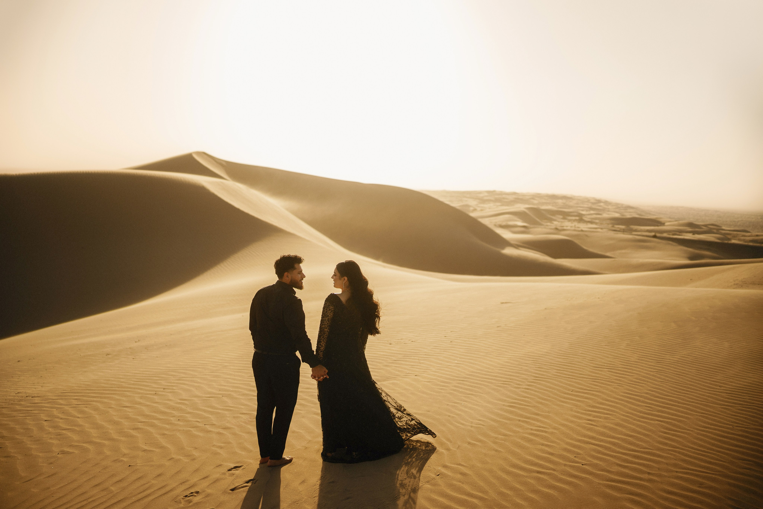 Elopement at Glamis Sand Dunes California. Wedding Photography & Videography Team in California, Los Angeles, San Francisco, San Diego and Travel
