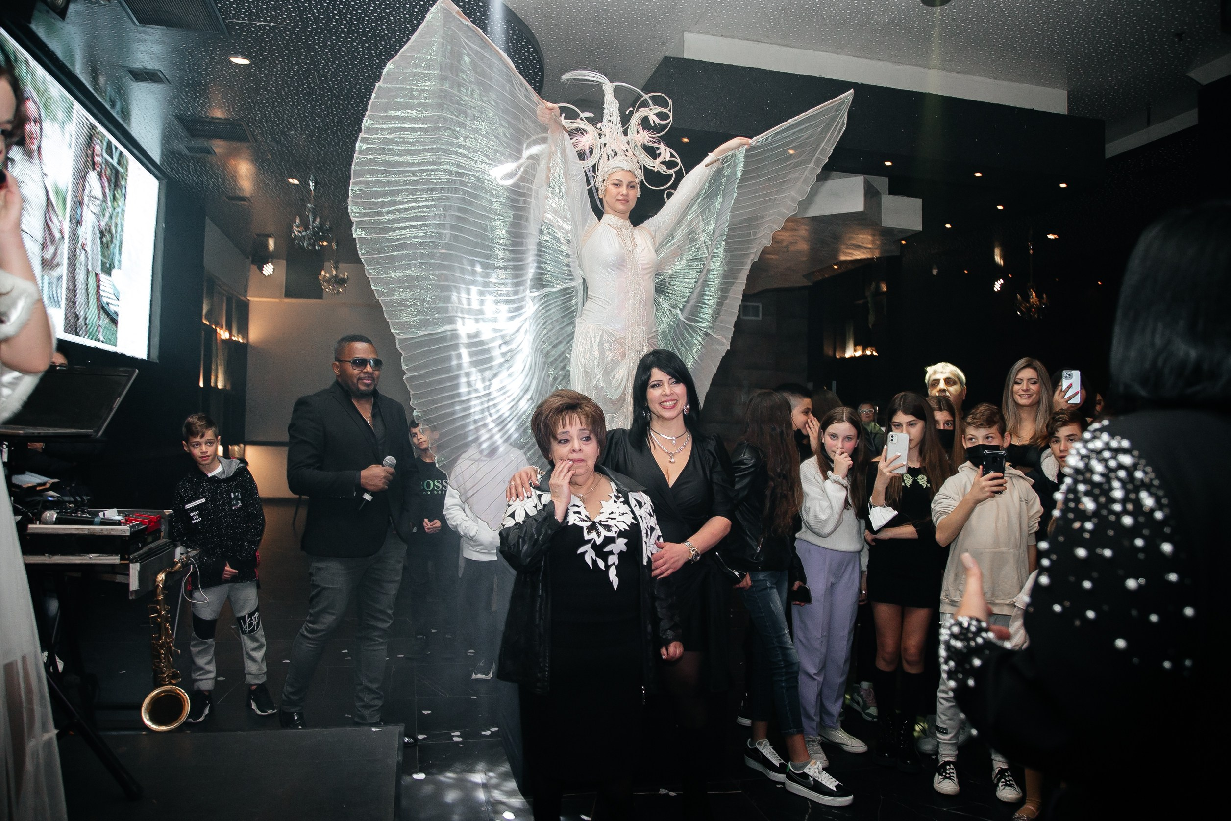 Bat Mizva celebration. Elina. Home