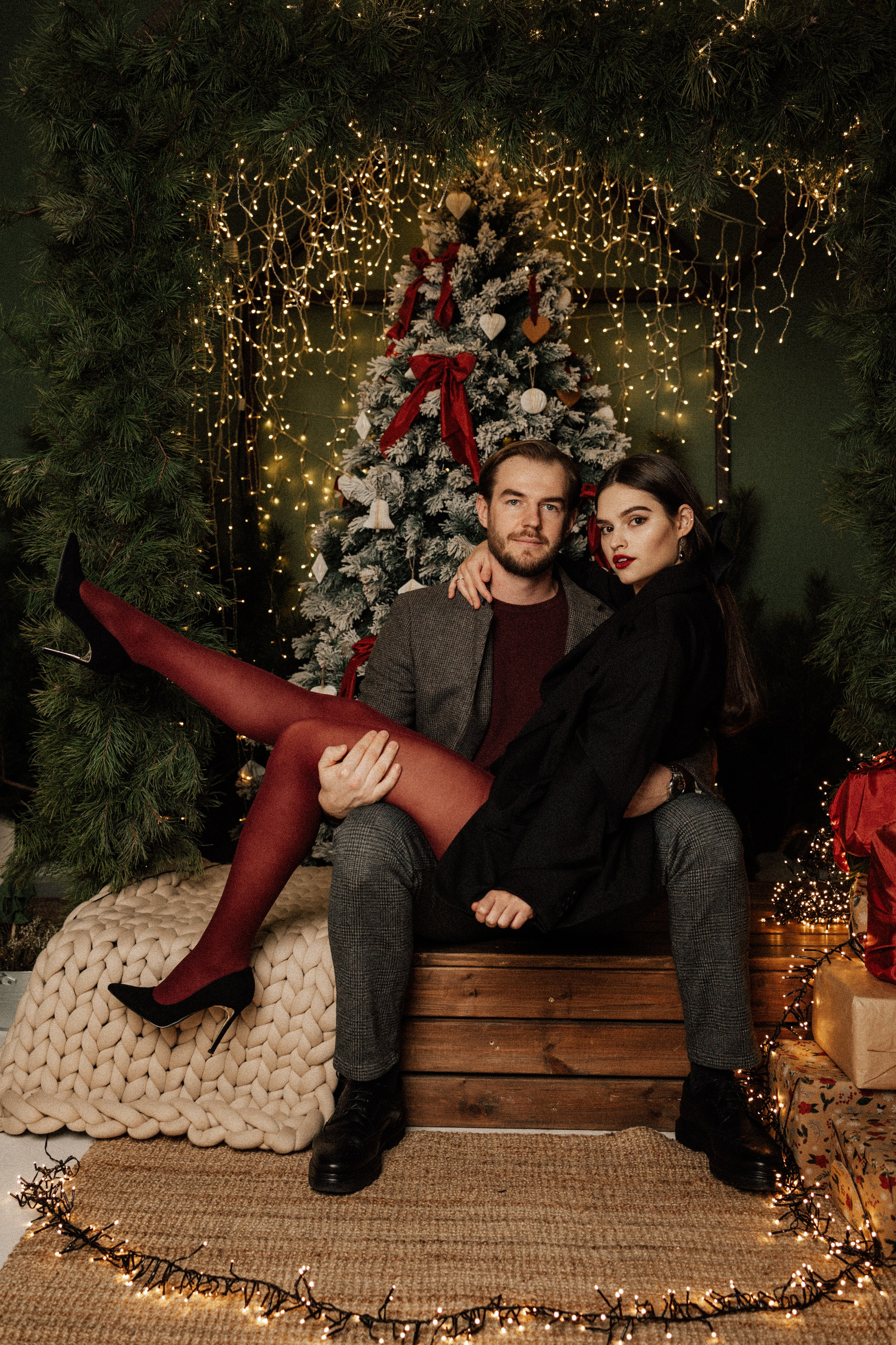 Christmas photoshoot. Destination wedding and fashion photographer in Riga Igor Davidovich