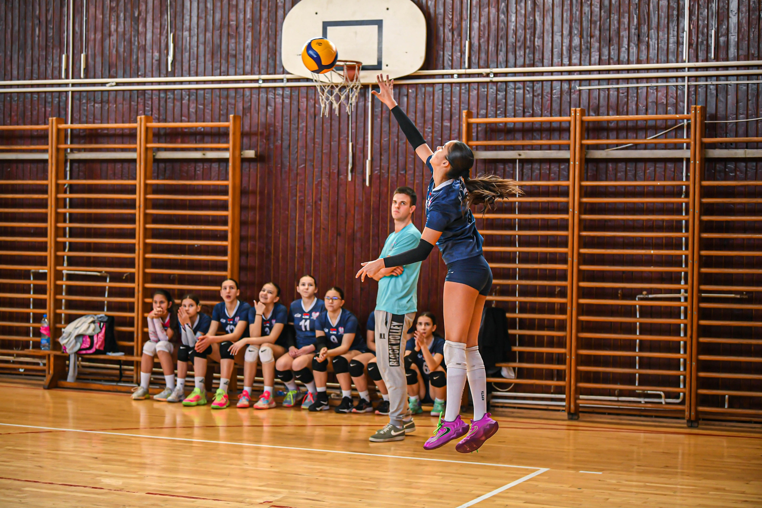 Odbojka 22.03.  Radnicki KG — BlockVolley JAG. Foto Simic Jagodina