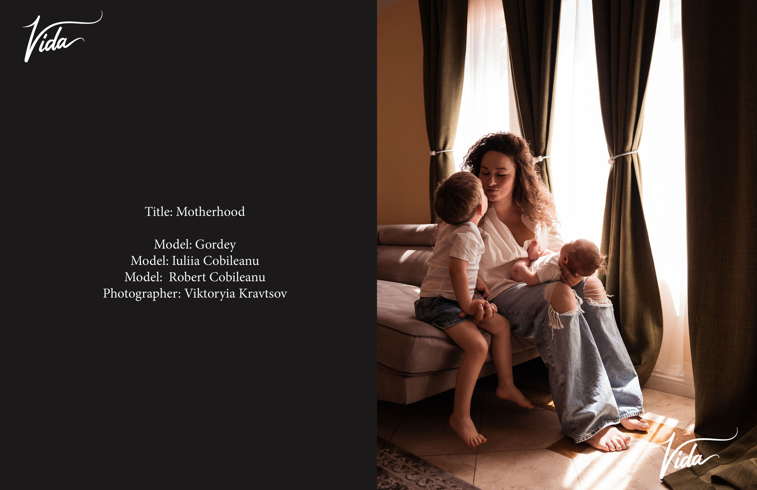 Vida magazine. Issue June'24 “Motherhood”. Wedding & elopement photographer Viktoriya Kravtsov. Las Vegas