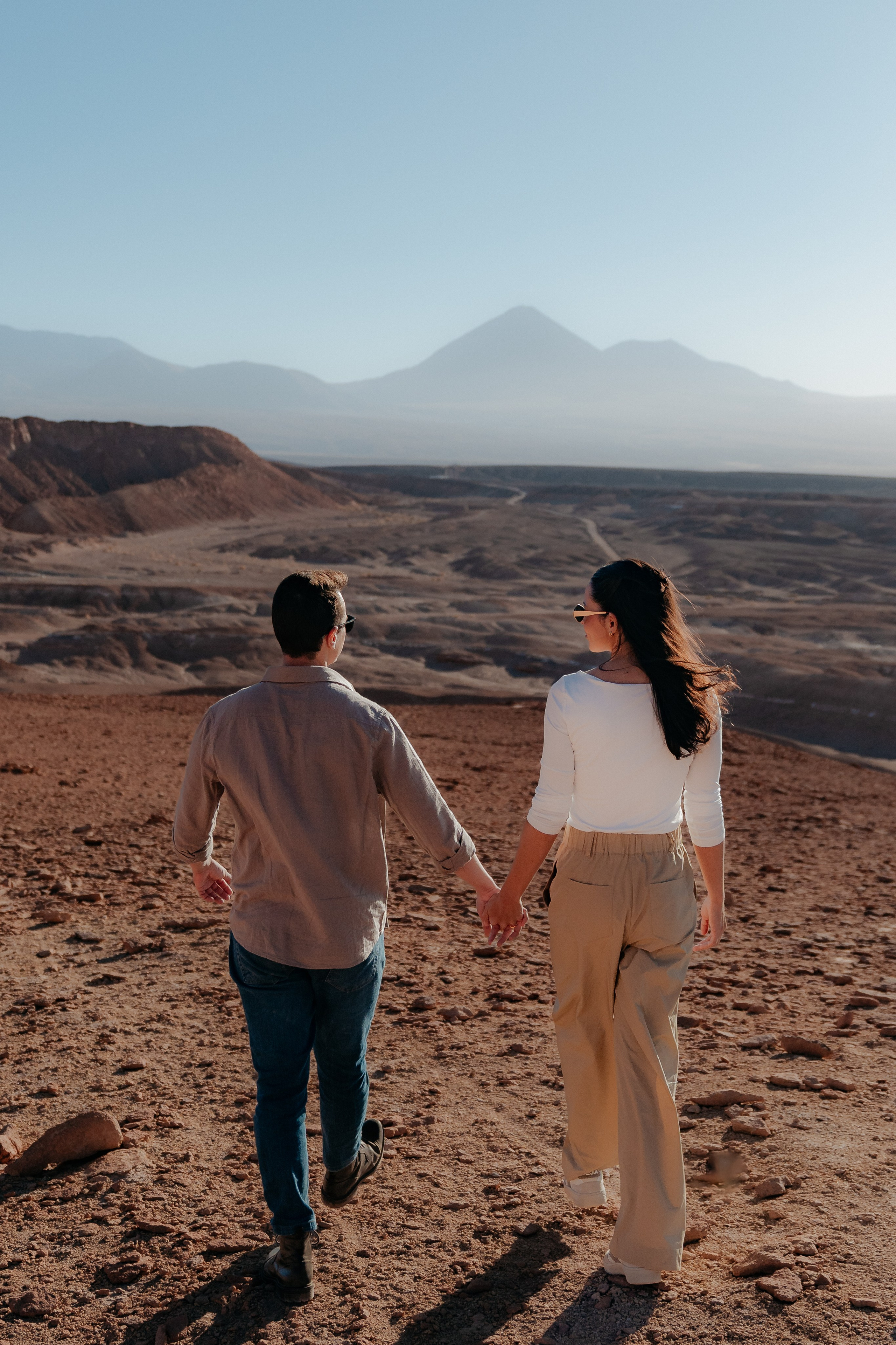 Sessão casual no Vale dos Cogumelos. Fotógrafo em San Pedro de Atacama