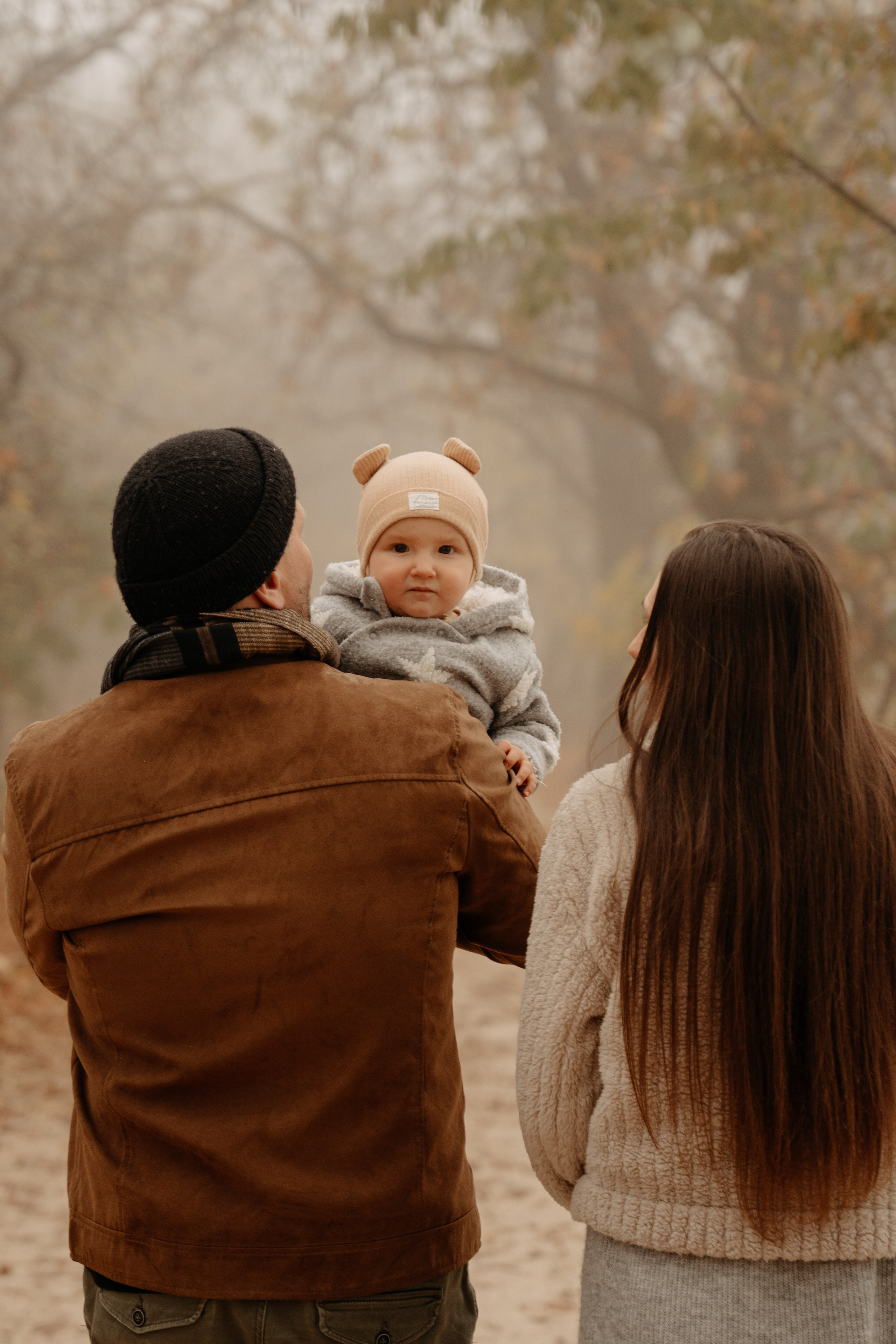 Bendegúz a ködös Normafán. Csilla visuals